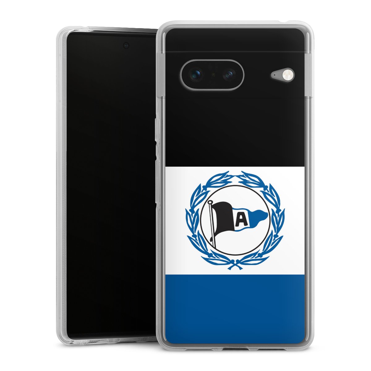 Google Pixel 7 Handy Silikon Hülle Case transparent Handyhülle Arminen Official Licensed Product Arminia Bielefeld Silikon Case