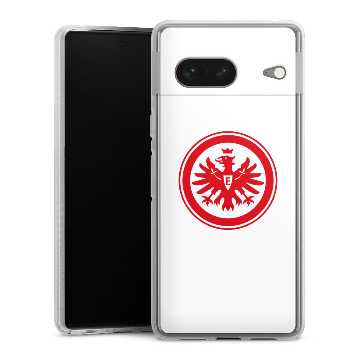 Google Pixel 7 Handy Silikon Hülle Case transparent Handyhülle Sge Eintracht Frankfurt Official Licensed Product Silikon Case