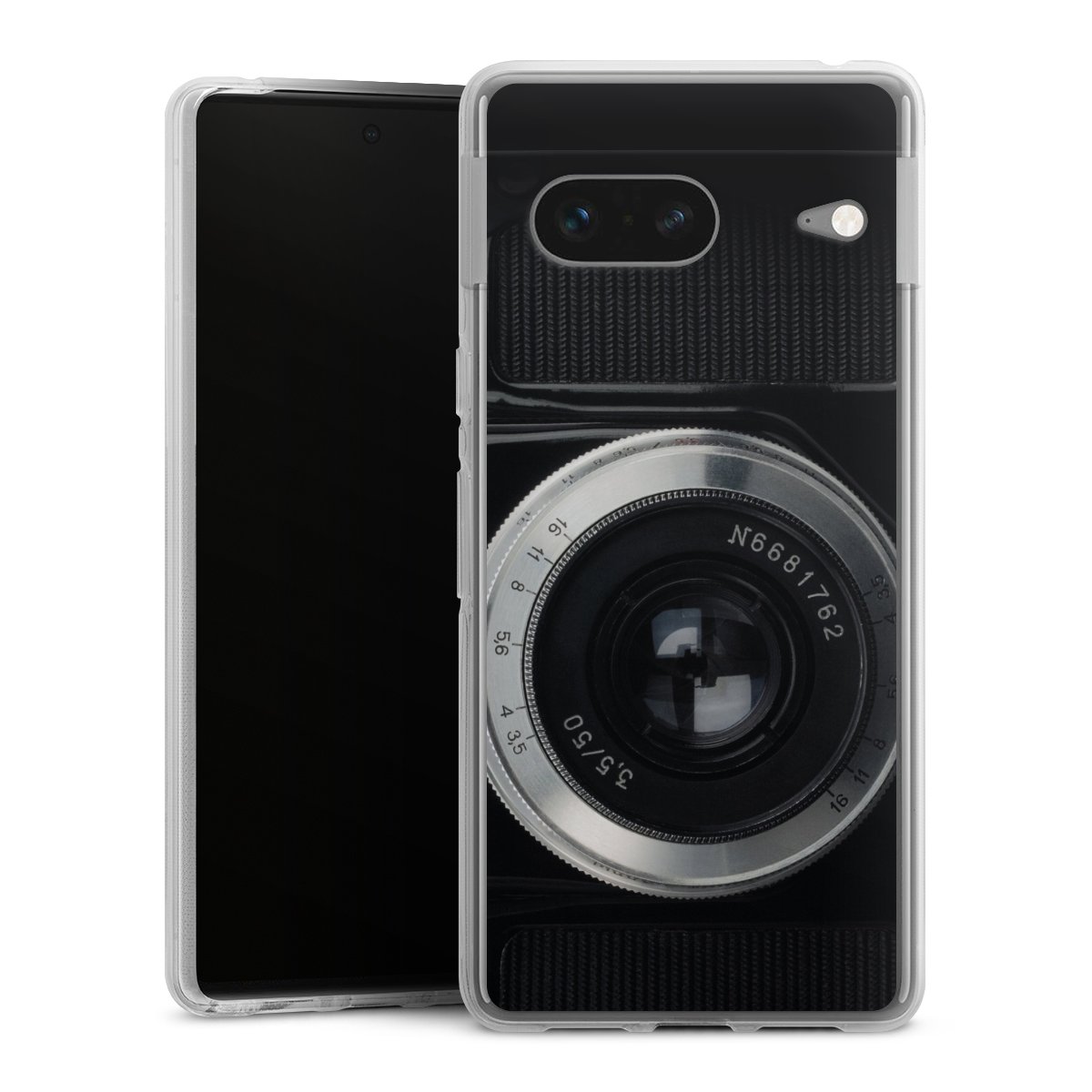 Google Pixel 7 Handy Silikon Hülle Case transparent Handyhülle Lens Camera Photography Silikon Case