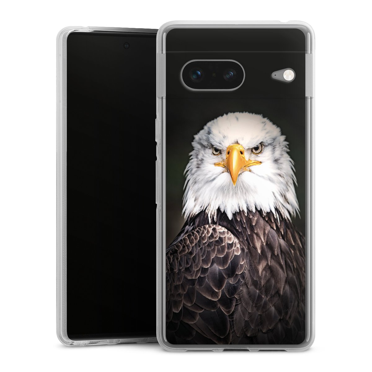 Google Pixel 7 Handy Silikon Hülle Case transparent Handyhülle Eagle Bird Silikon Case