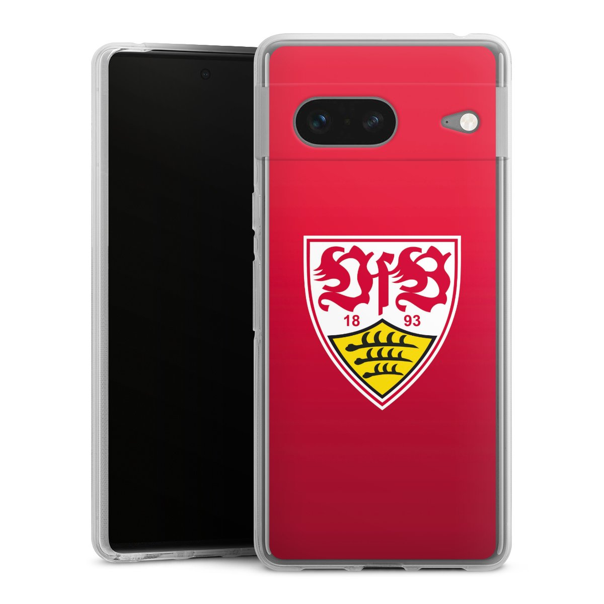 Google Pixel 7 Handy Silikon Hülle Case transparent Handyhülle Official Licensed Product Vfb Stuttgart Silikon Case