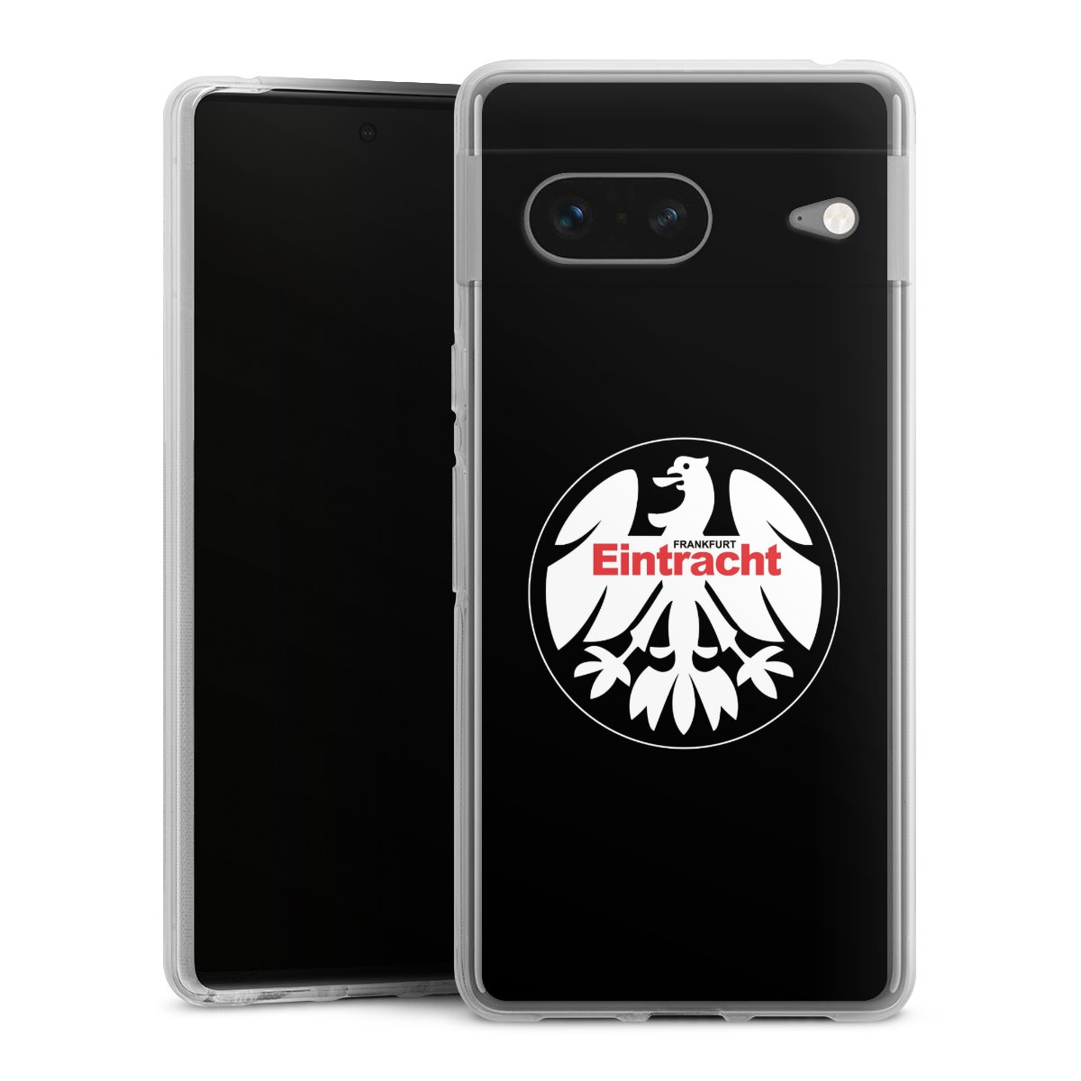 Google Pixel 7 Handy Silikon Hülle Case transparent Handyhülle Official Licensed Product Eintracht Frankfurt Sge Silikon Case