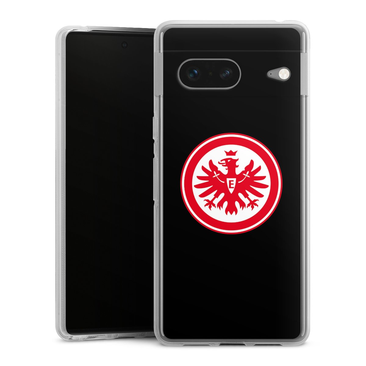 Google Pixel 7 Handy Silikon Hülle Case transparent Handyhülle Eintracht Frankfurt Sge Eagle Silikon Case