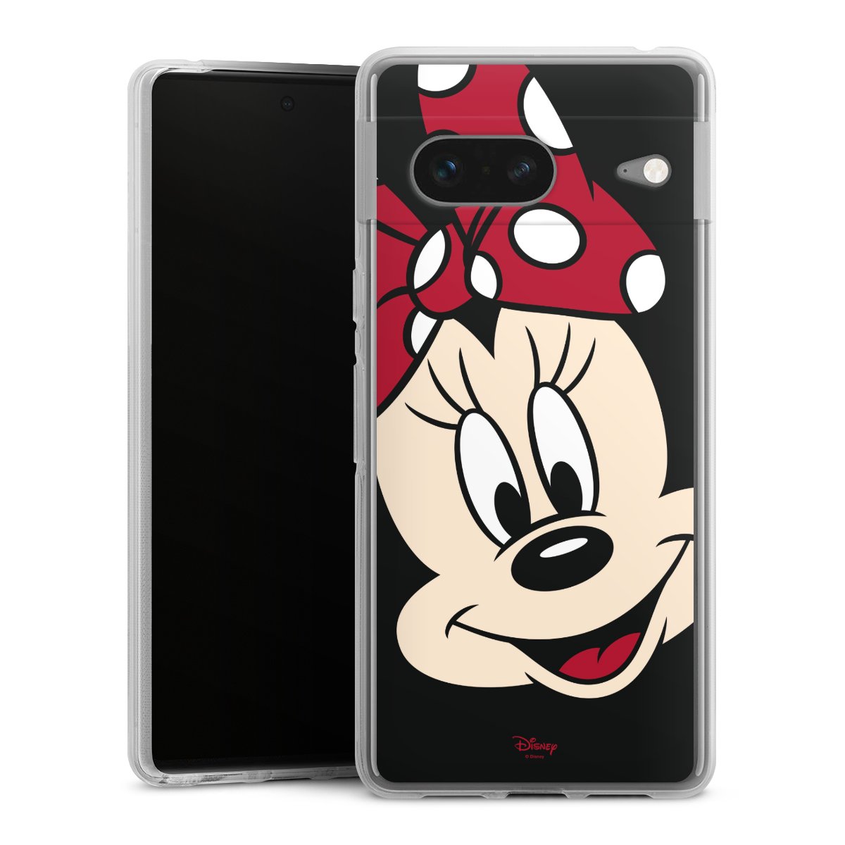 Google Pixel 7 Handy Silikon Hülle Case transparent Handyhülle Minnie Mouse Official Licensed Product Disney Silikon Case