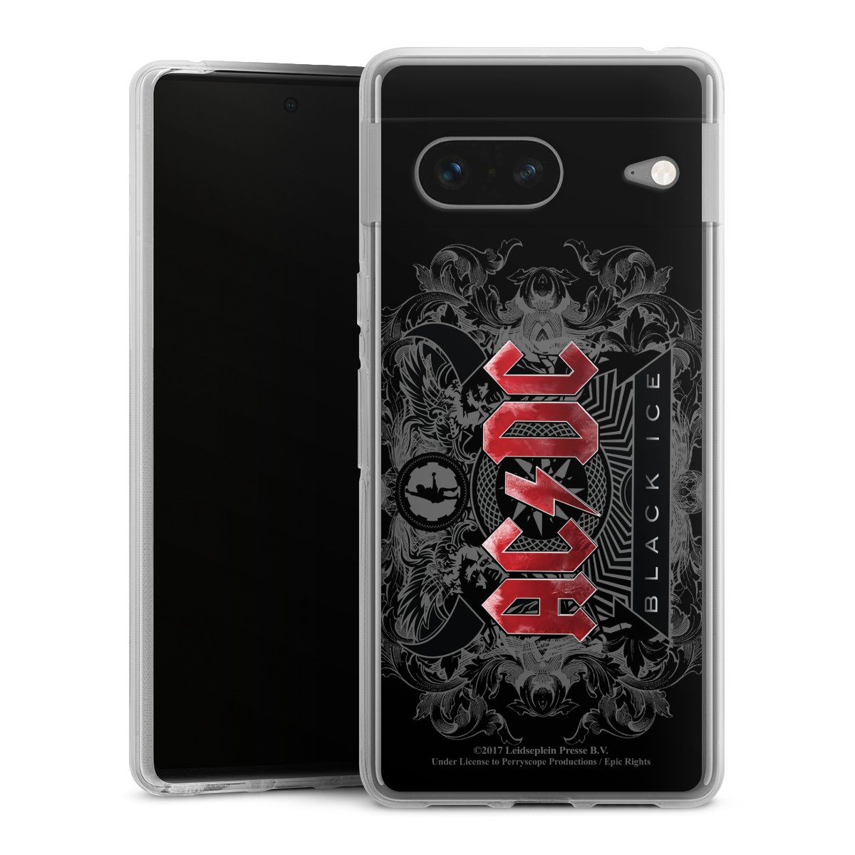 Google Pixel 7 Handy Silikon Hülle Case transparent Handyhülle Merchandise Black Ice Acdc Silikon Case