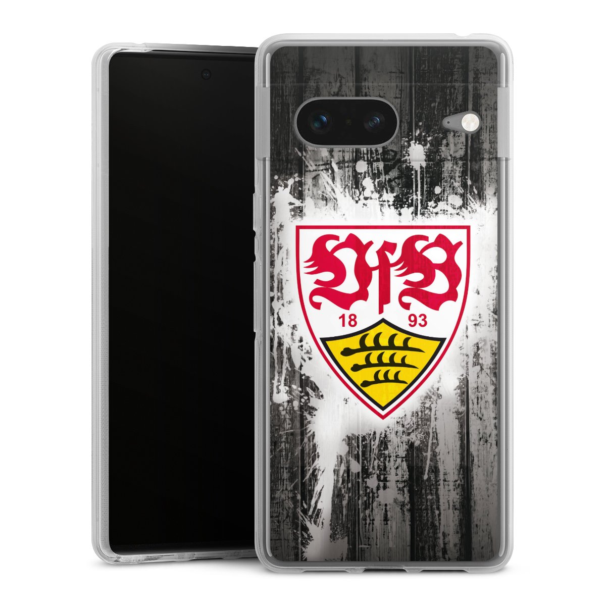 Google Pixel 7 Handy Silikon Hülle Case transparent Handyhülle Vfb Stuttgart Official Licensed Product Silikon Case