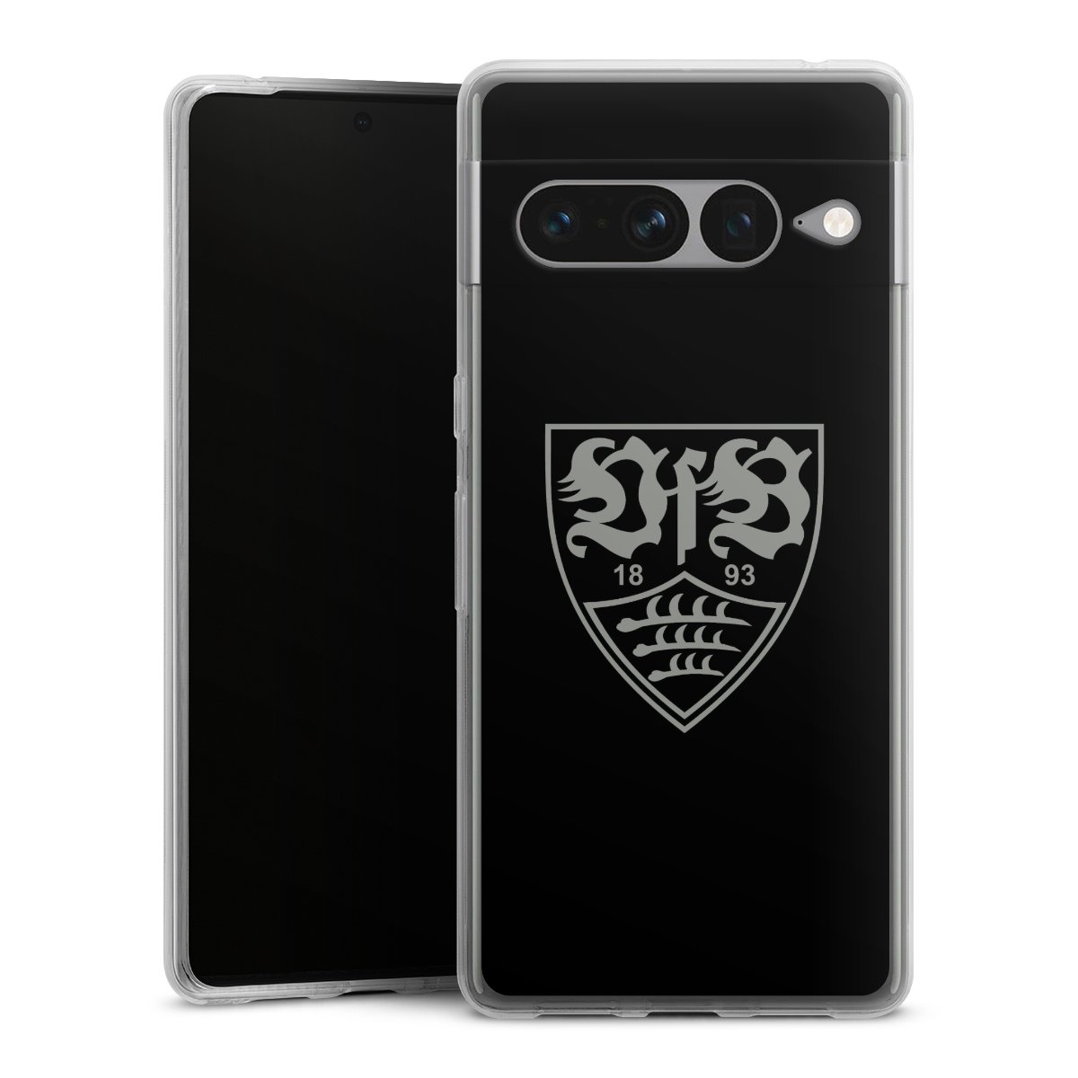 Google Pixel 7 Pro Handy Silikon Hülle Case transparent Handyhülle Official Licensed Product Vfb Stuttgart Silikon Case