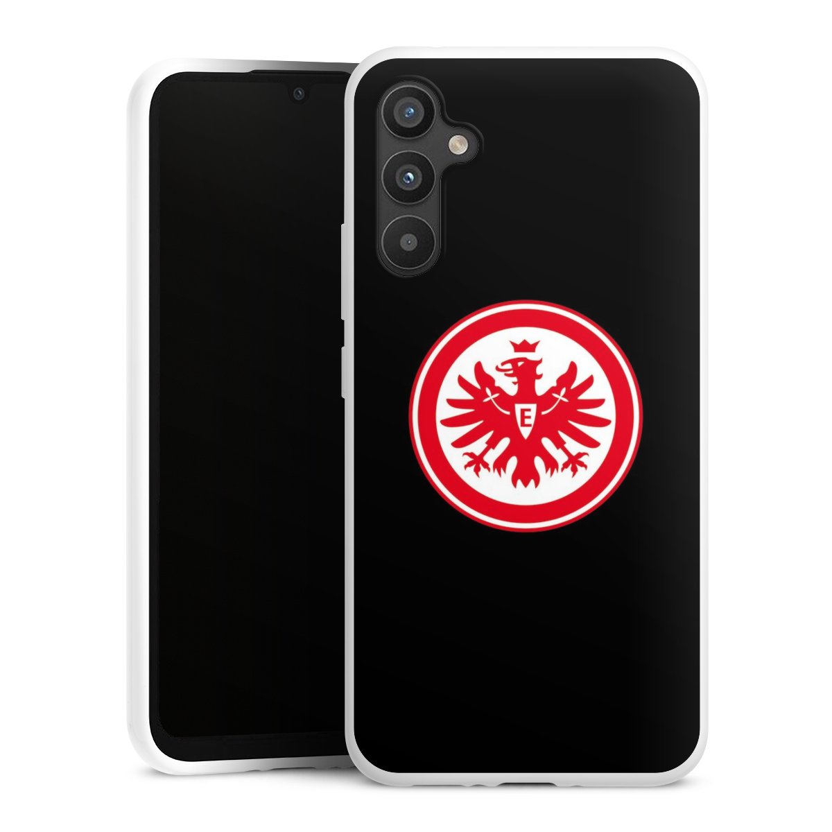 Galaxy A34 5G Handy Silikon Hülle Case weiß Handyhülle Eintracht Frankfurt Sge Eagle Silikon Case