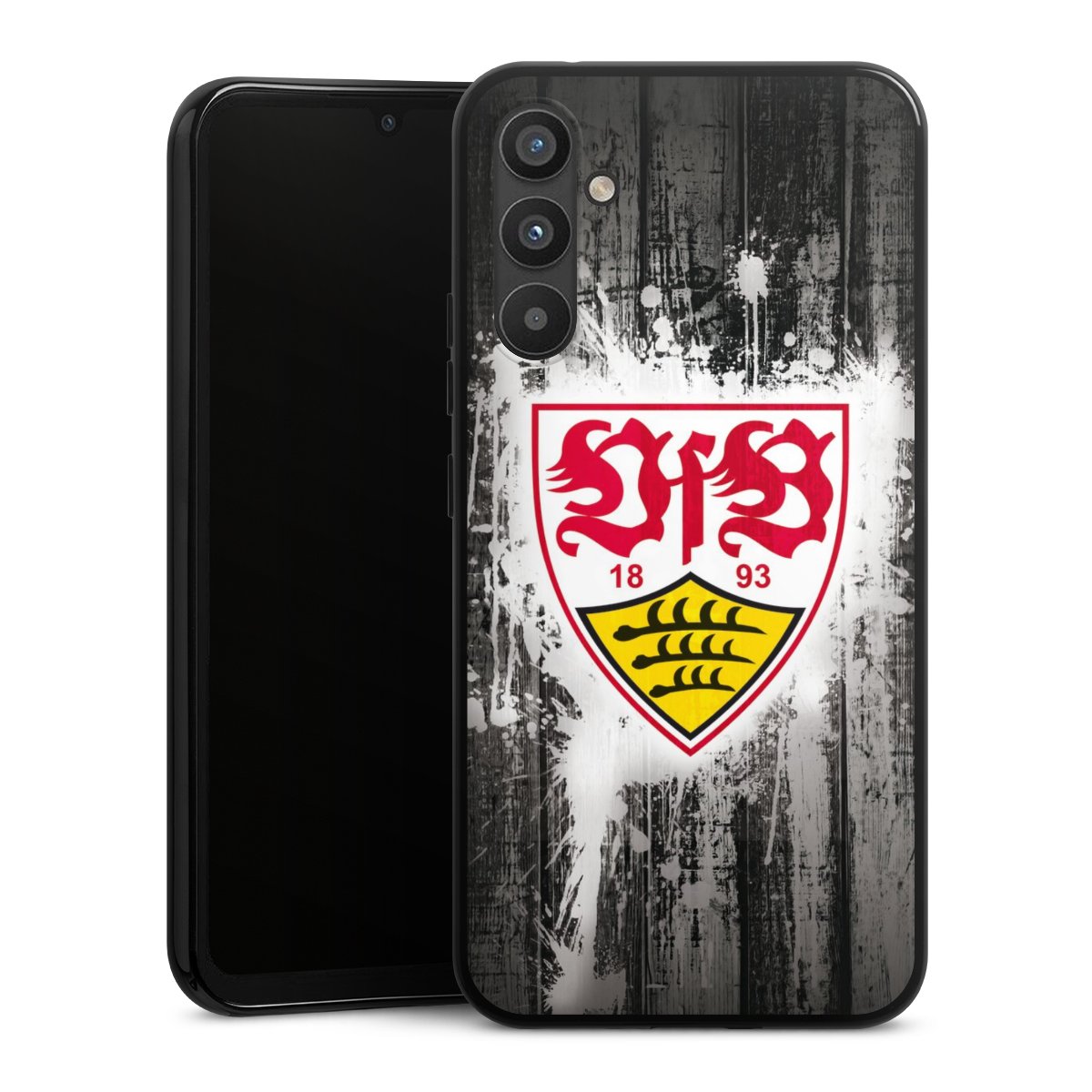 Galaxy A34 5G Handy Silikon Hülle Case schwarz Handyhülle Vfb Stuttgart Official Licensed Product