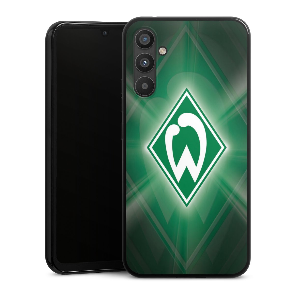 Galaxy A34 5G Handy Silikon Hülle Case schwarz Handyhülle Sv Werder Bremen Official Licensed Product Coat Of Arms