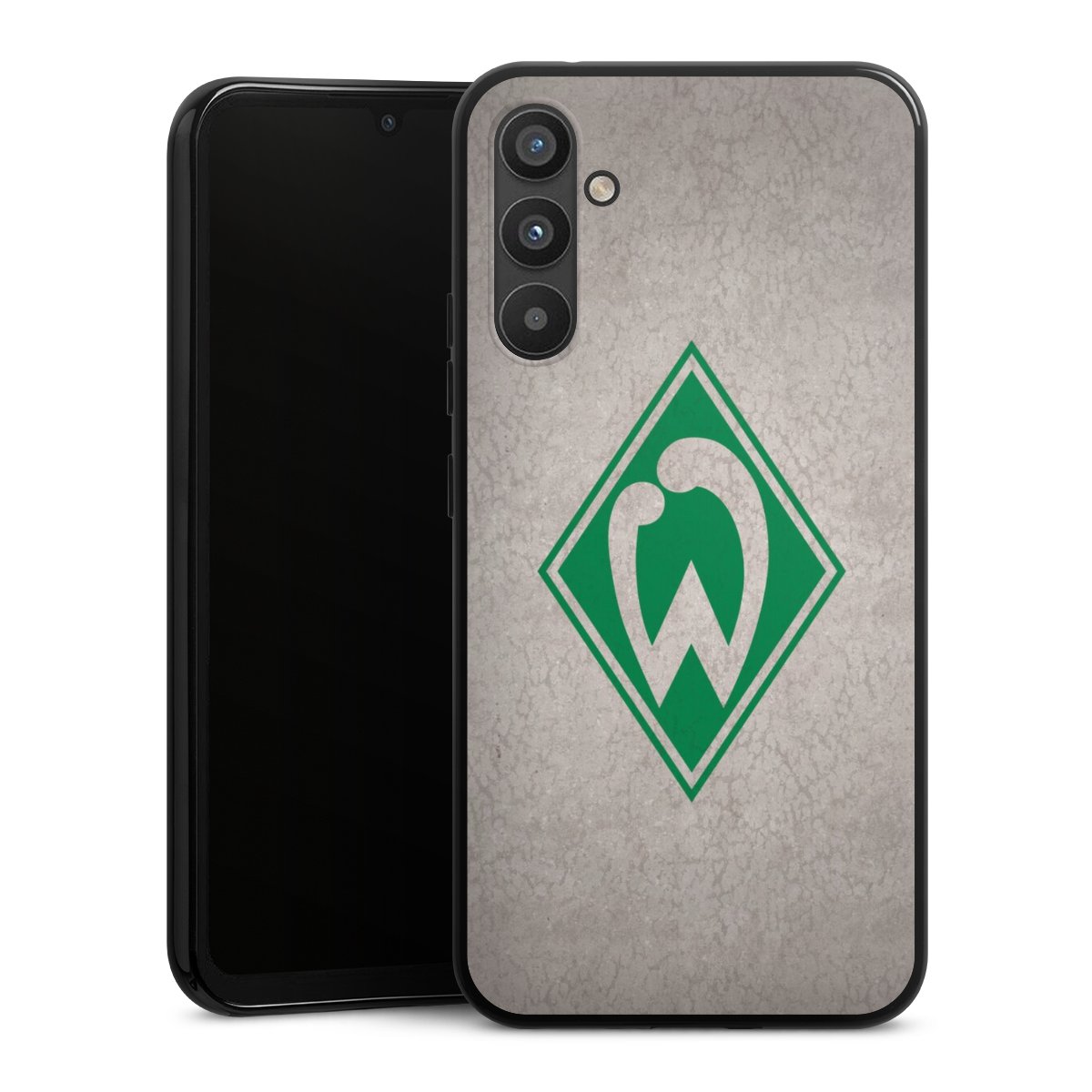 Galaxy A34 5G Handy Silikon Hülle Case schwarz Handyhülle Sv Werder Bremen Concrete Official Licensed Product