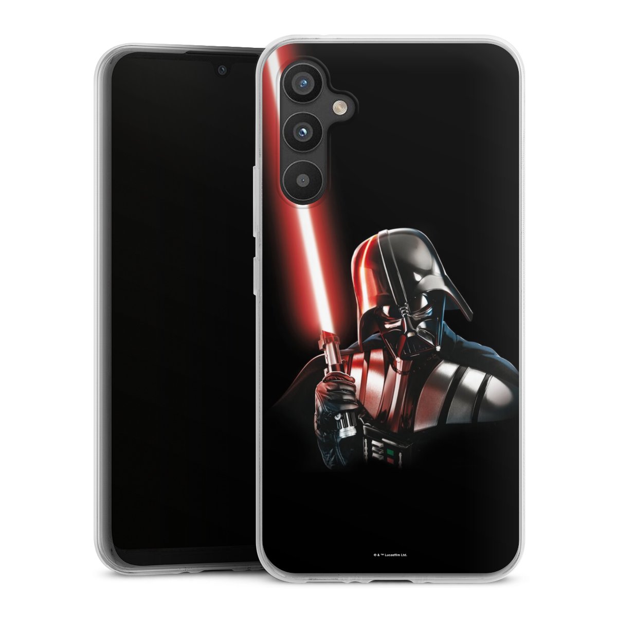 Galaxy A34 5G Handy Silikon Hülle Case transparent Handyhülle Star Wars Merchandise Darth Vader Silikon Case