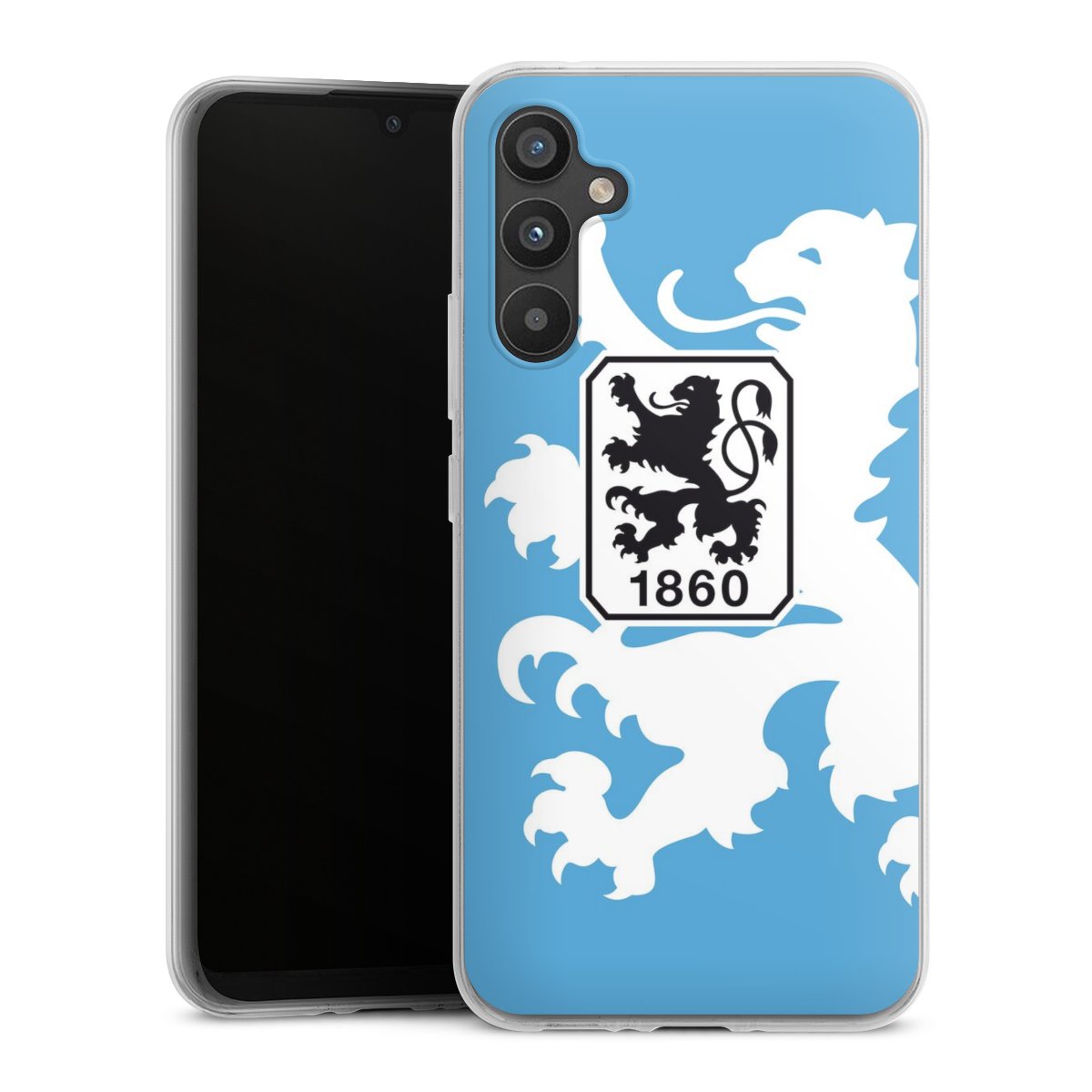 Galaxy A34 5G Handy Silikon Hülle Case transparent Handyhülle Coat Of Arms Official Licensed Product Silikon Case