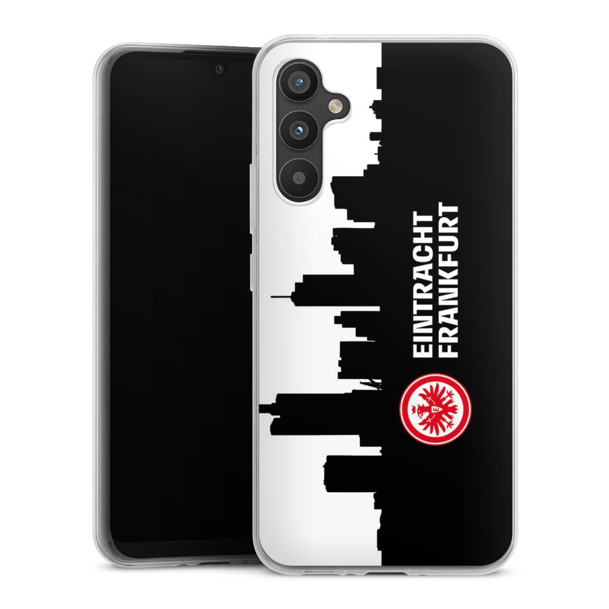 Galaxy A34 5G Handy Silikon Hülle Case transparent Handyhülle Sge Eintracht Frankfurt Official Licensed Product Silikon Case