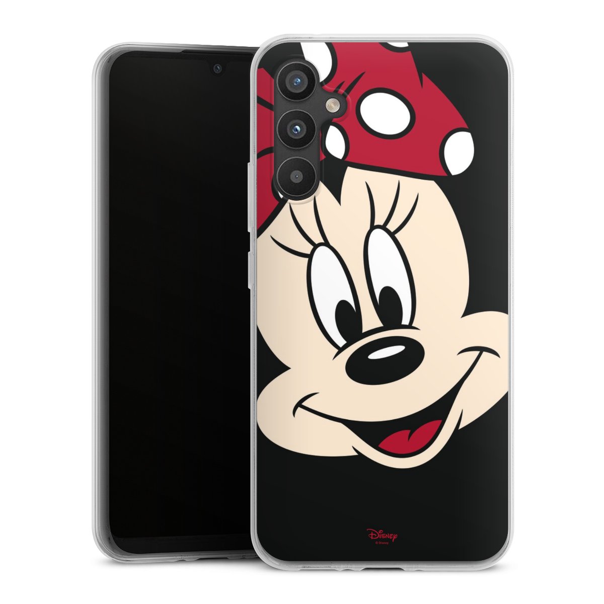 Galaxy A34 5G Handy Silikon Hülle Case transparent Handyhülle Minnie Mouse Official Licensed Product Disney Silikon Case