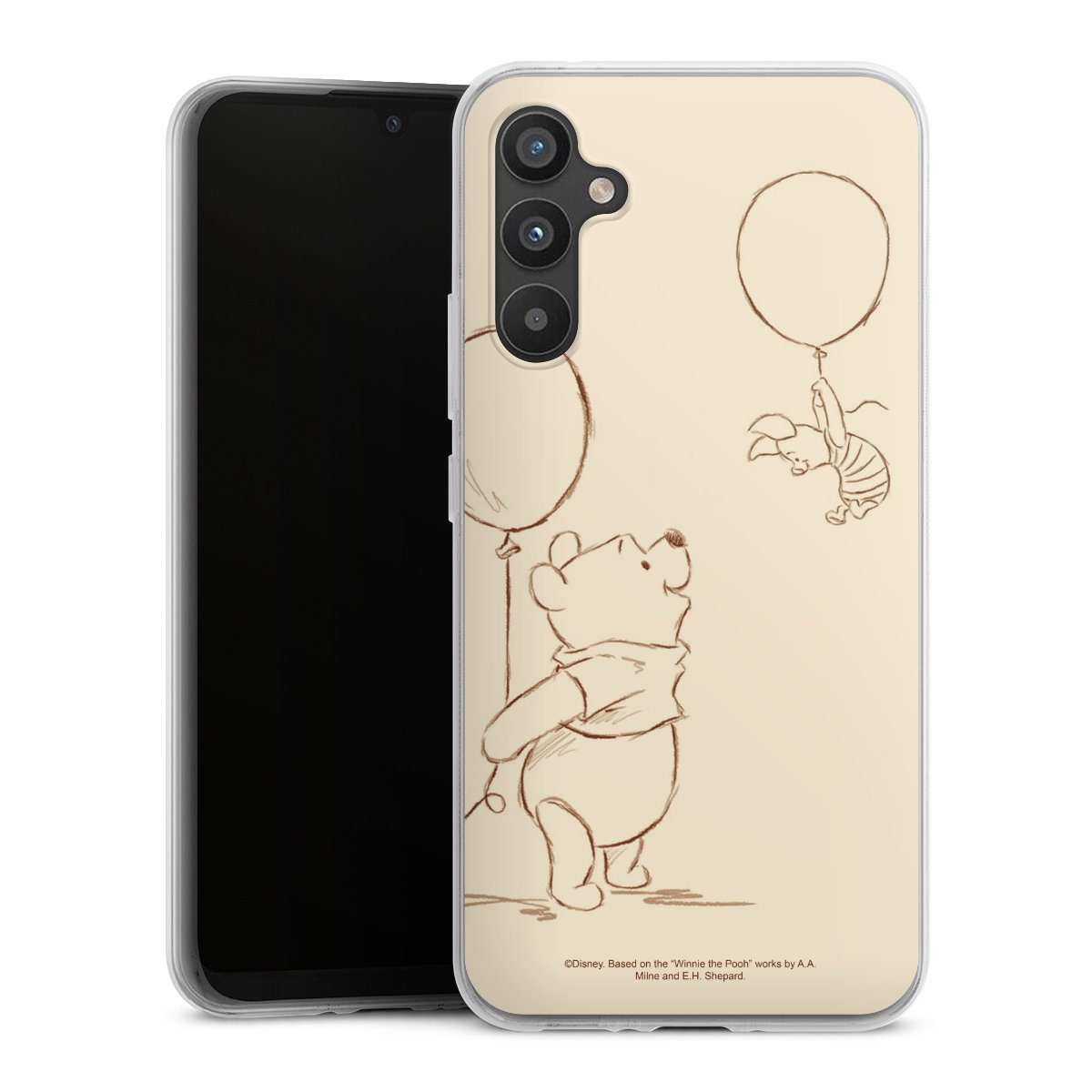 Galaxy A34 5G Handy Silikon Hülle Case transparent Handyhülle Official Licensed Product Winnie The Pooh Disney Silikon Case