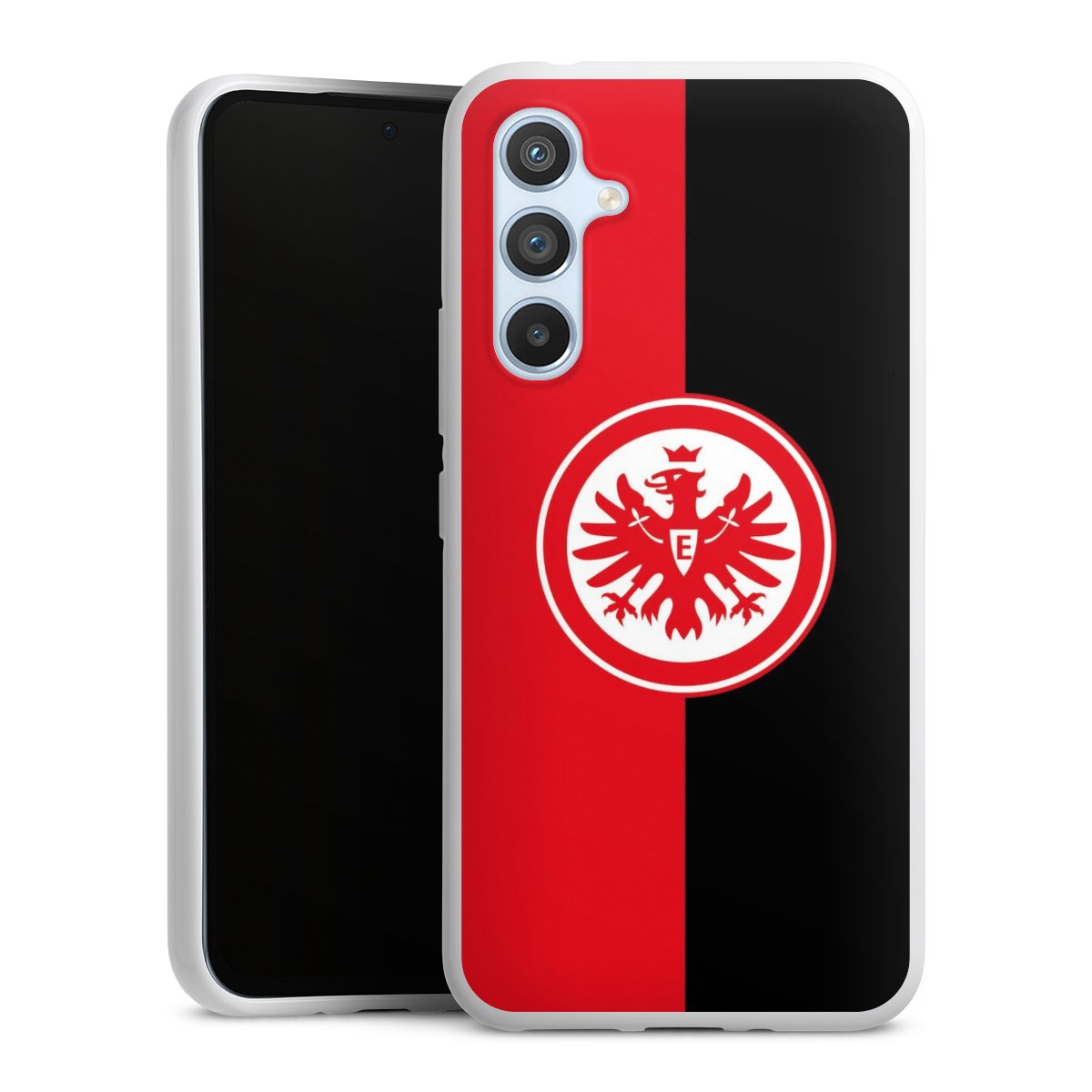 Galaxy A54 5G Handy Silikon Hülle Case weiß Handyhülle Official Licensed Product Eintracht Frankfurt Sge Silikon Case