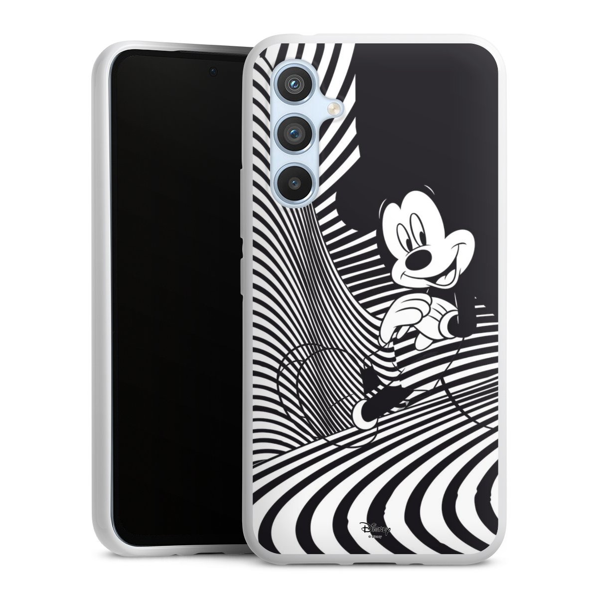 Galaxy A54 5G Handy Silikon Hülle Case weiß Handyhülle Disney Official Licensed Product Mickey Mouse Silikon Case