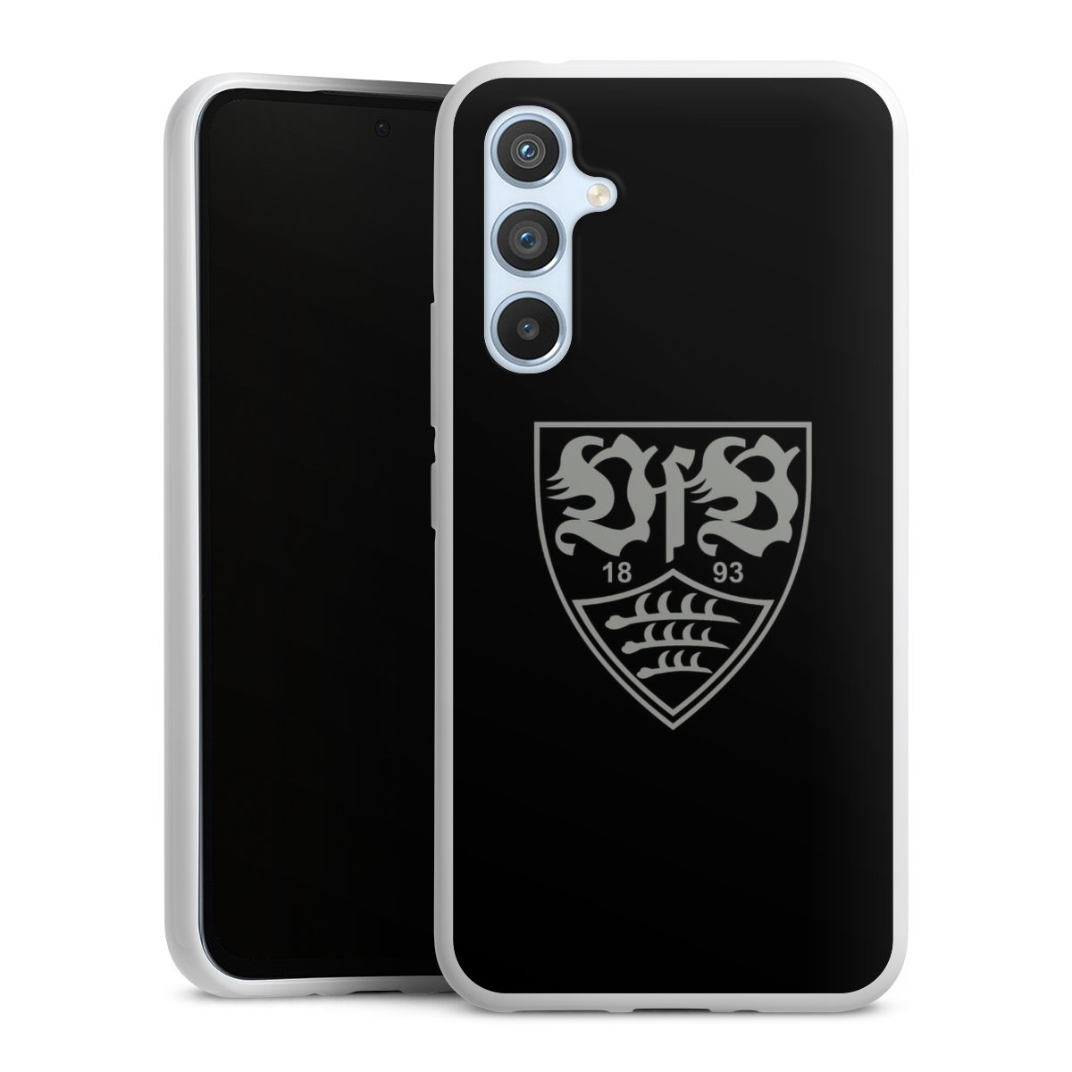 Galaxy A54 5G Handy Silikon Hülle Case weiß Handyhülle Official Licensed Product Vfb Stuttgart Silikon Case