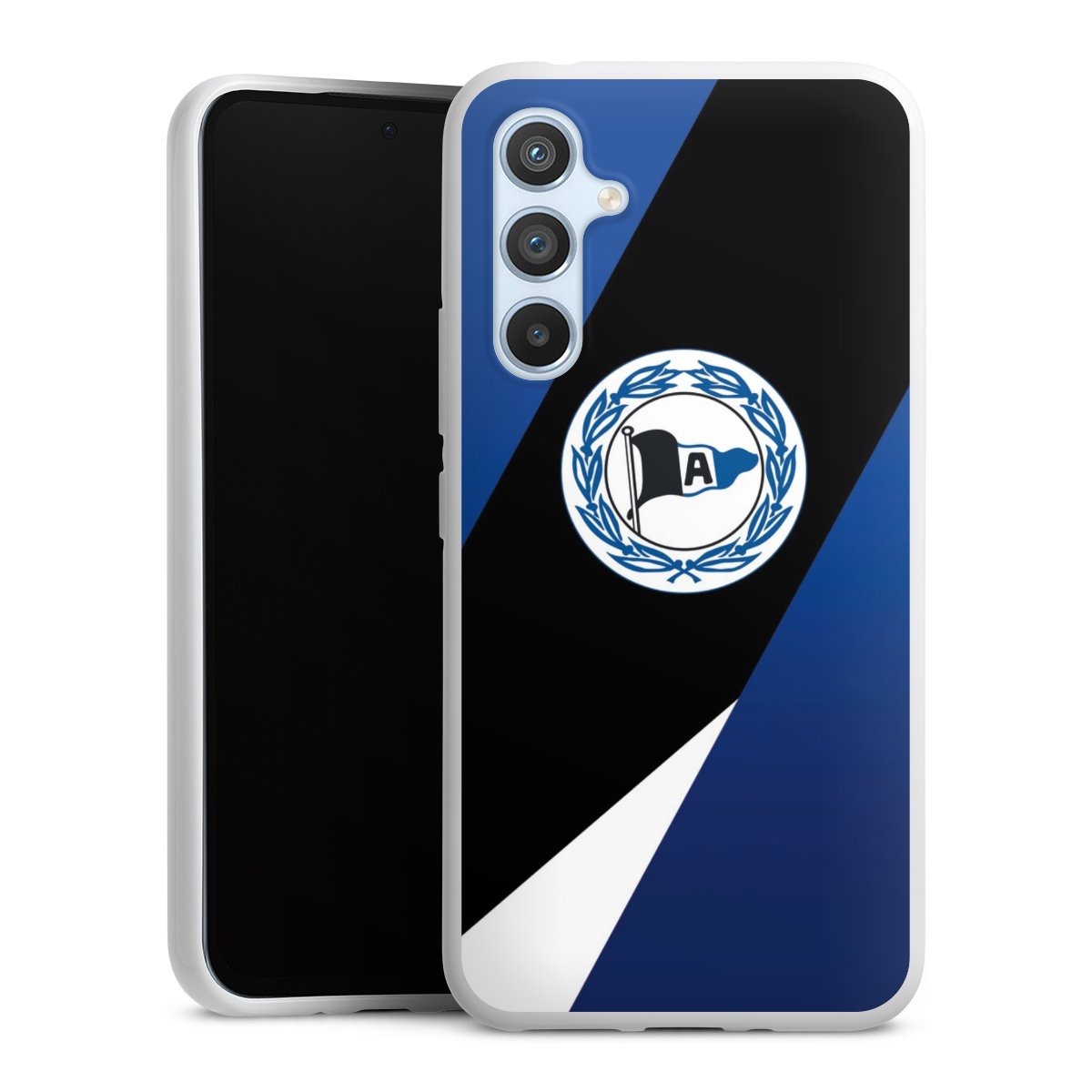 Galaxy A54 5G Handy Silikon Hülle Case weiß Handyhülle Official Licensed Product Arminia Bielefeld Dsc Silikon Case