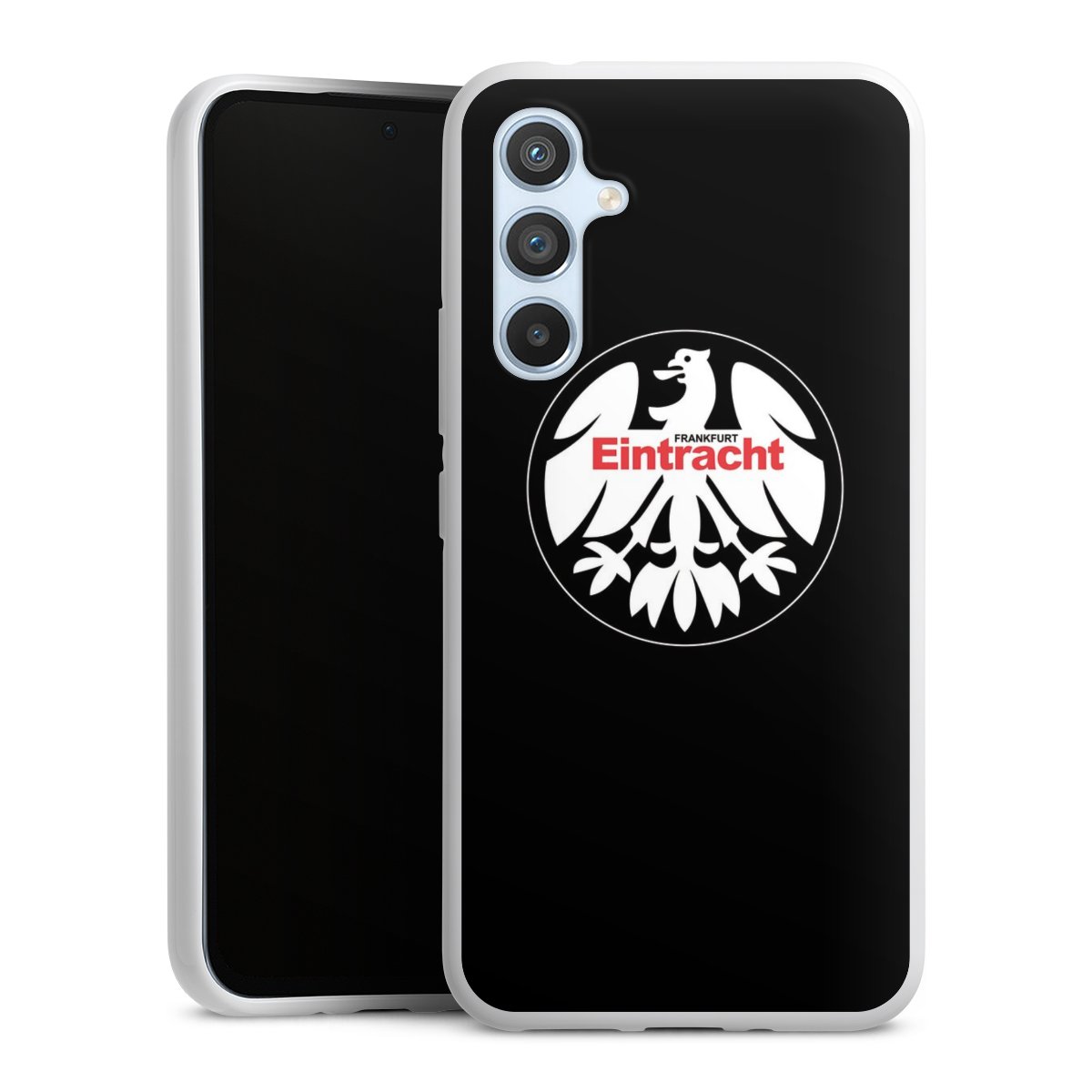 Galaxy A54 5G Handy Silikon Hülle Case weiß Handyhülle Official Licensed Product Eintracht Frankfurt Sge Silikon Case