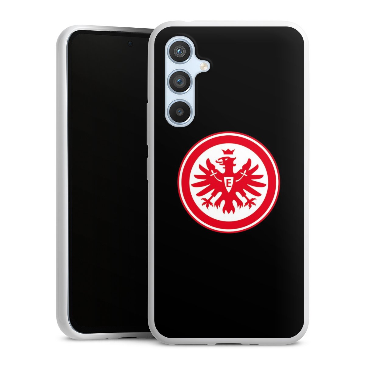 Galaxy A54 5G Handy Silikon Hülle Case weiß Handyhülle Eintracht Frankfurt Sge Eagle Silikon Case