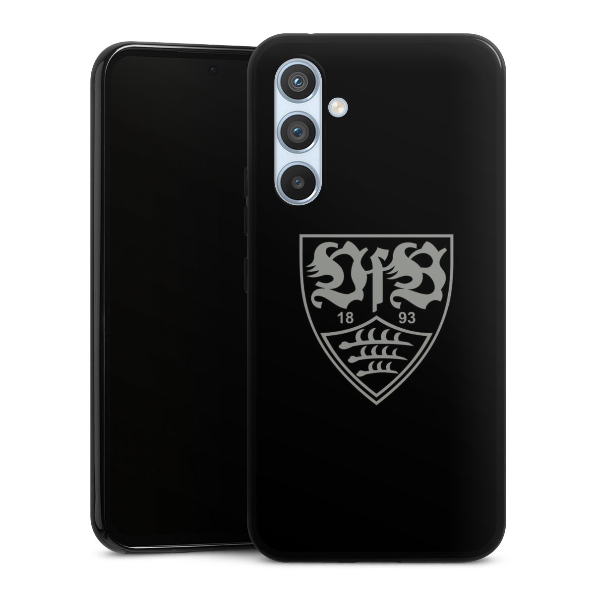 Galaxy A54 5G Handy Silikon Hülle Case schwarz Handyhülle Official Licensed Product Vfb Stuttgart