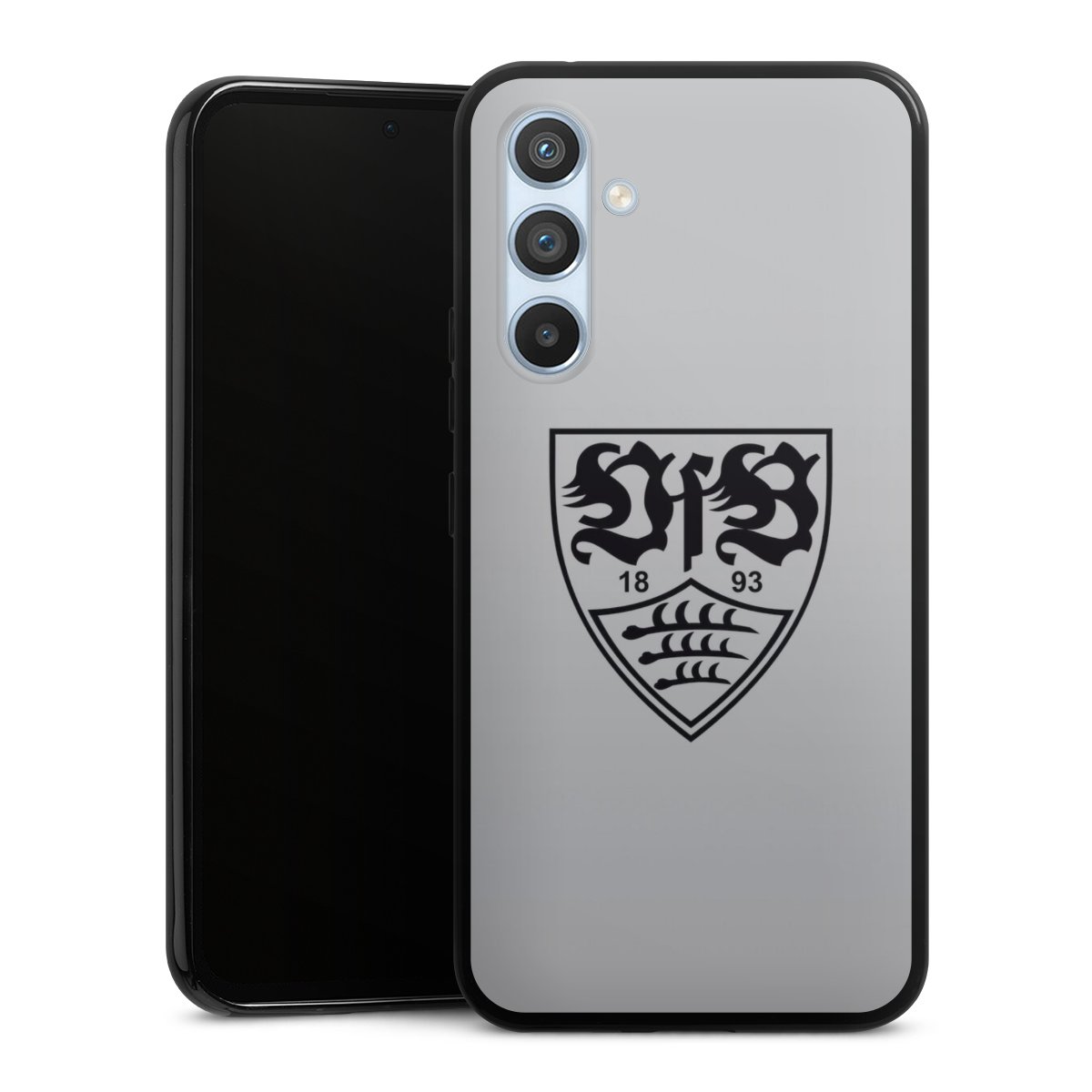 Galaxy A54 5G Handy Silikon Hülle Case schwarz Handyhülle Logo Vfb Stuttgart Official Licensed Product