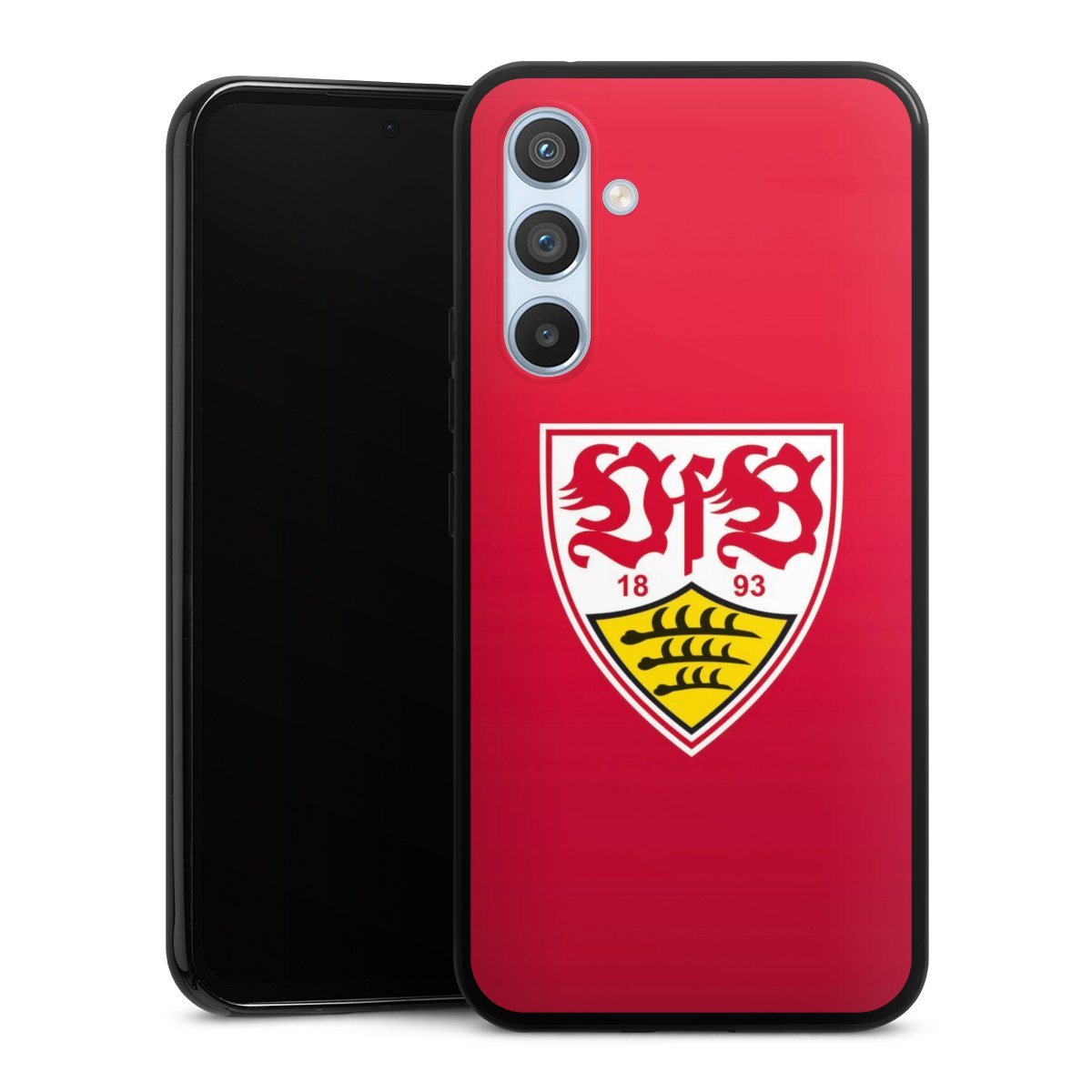 Galaxy A54 5G Handy Silikon Hülle Case schwarz Handyhülle Official Licensed Product Vfb Stuttgart