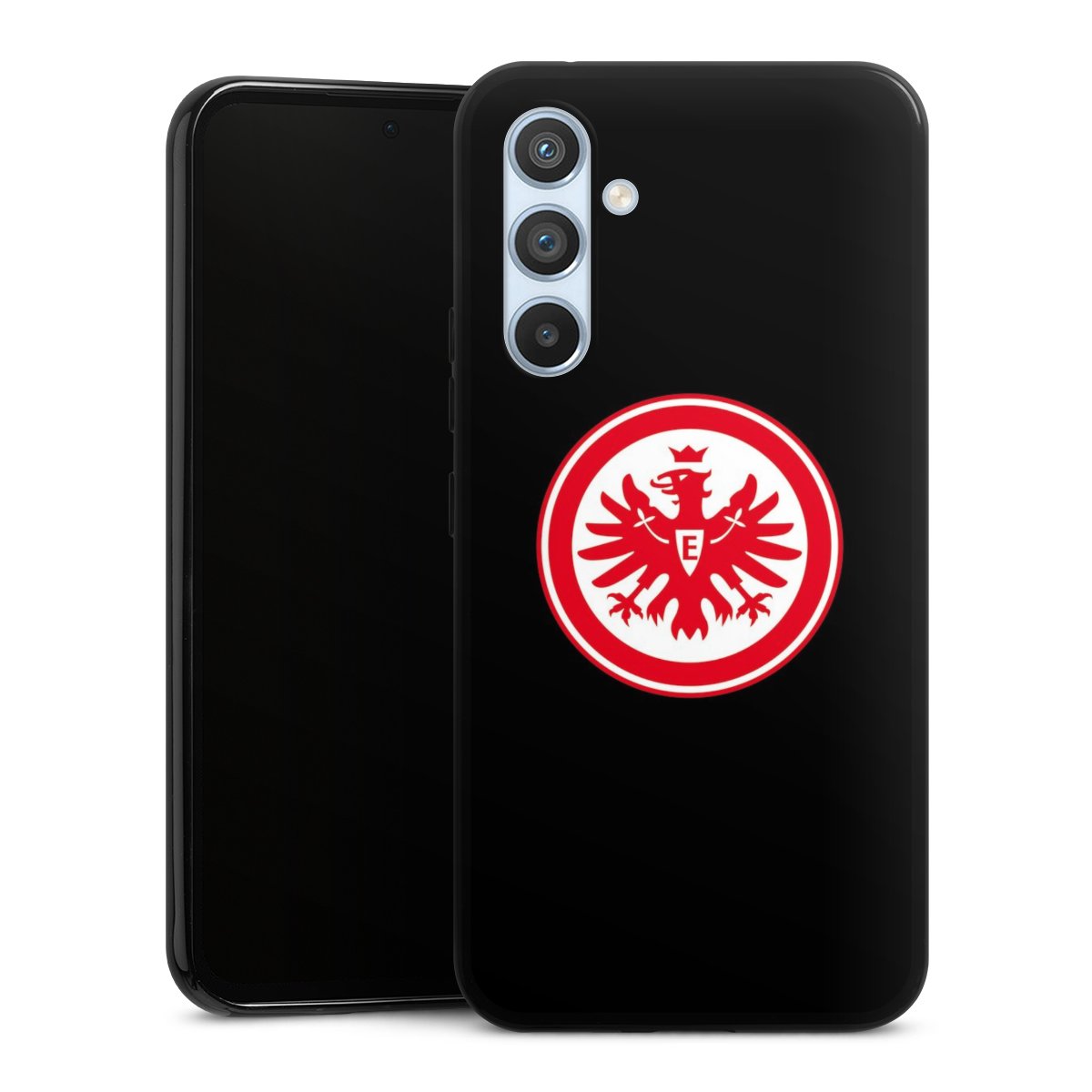 Galaxy A54 5G Handy Silikon Hülle Case schwarz Handyhülle Eintracht Frankfurt Sge Eagle