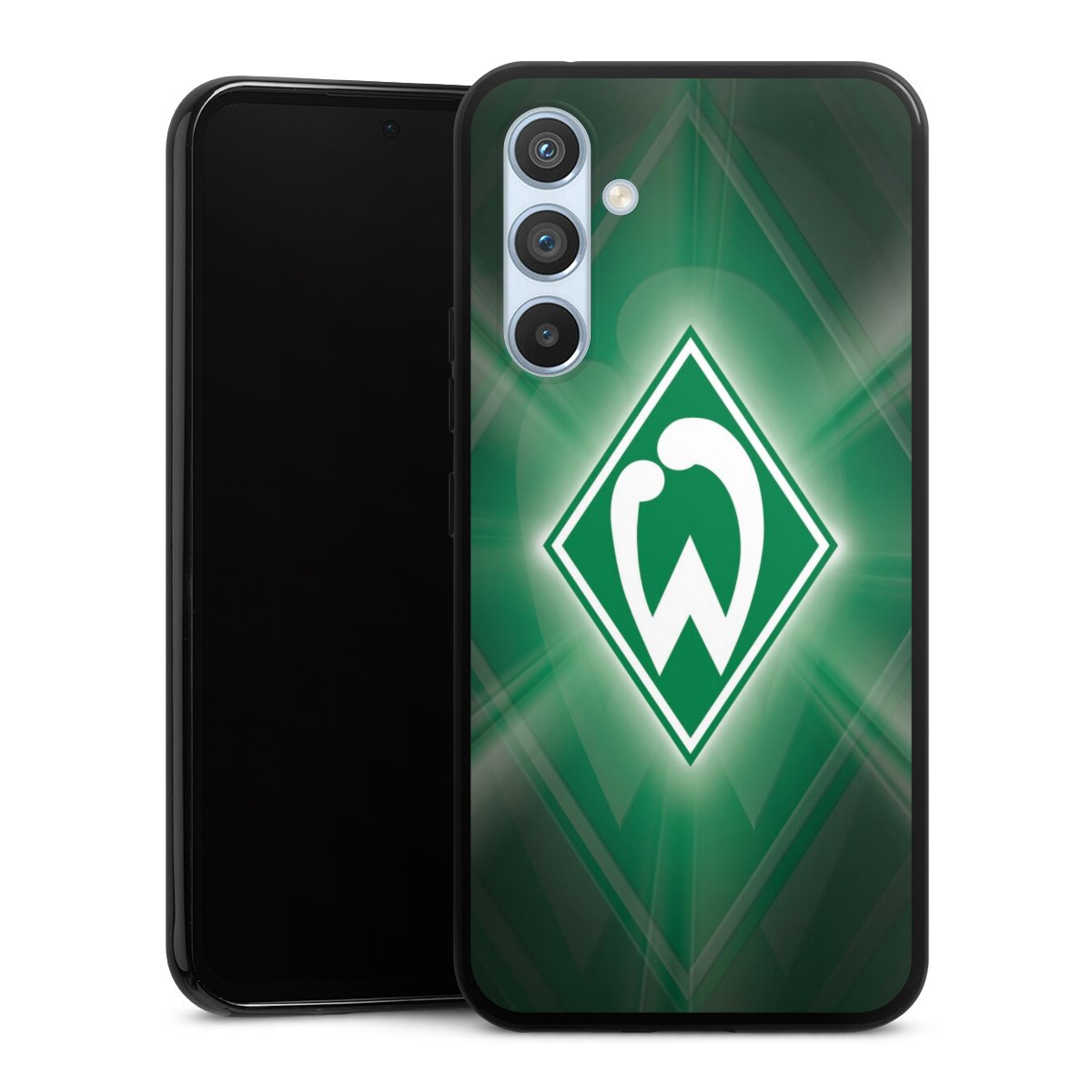 Galaxy A54 5G Handy Silikon Hülle Case schwarz Handyhülle Sv Werder Bremen Official Licensed Product Coat Of Arms