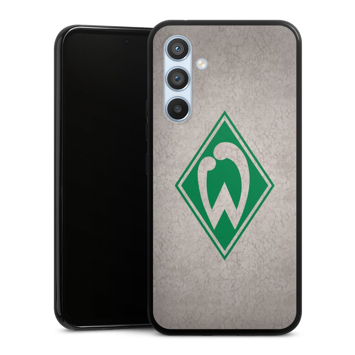 Galaxy A54 5G Handy Silikon Hülle Case schwarz Handyhülle Sv Werder Bremen Concrete Official Licensed Product