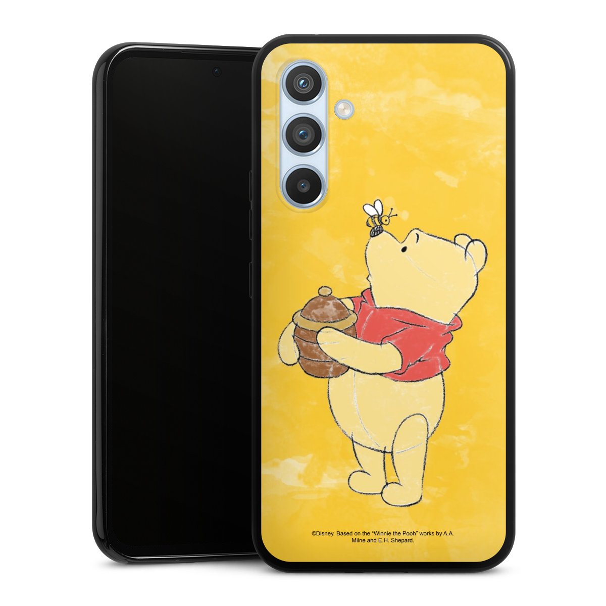 Galaxy A54 5G Handy Silikon Hülle Case schwarz Handyhülle Official Licensed Product Winnie The Pooh Disney