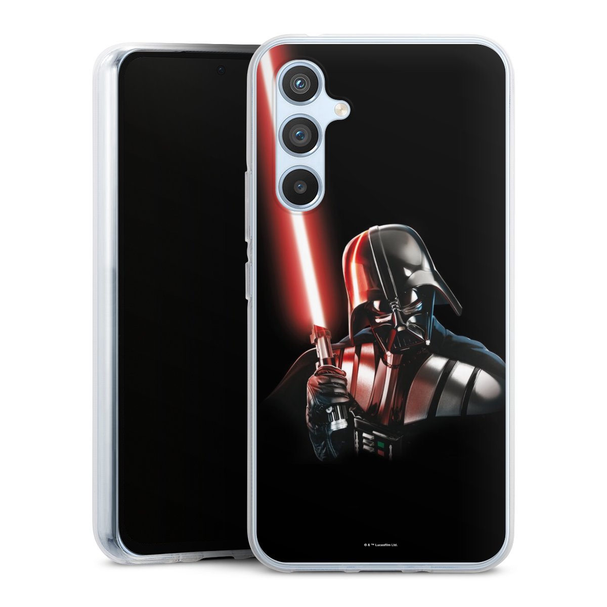 Galaxy A54 5G Handy Silikon Hülle Case transparent Handyhülle Star Wars Merchandise Darth Vader Silikon Case