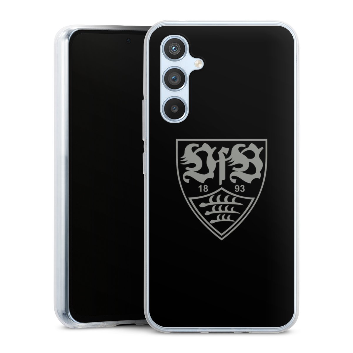 Galaxy A54 5G Handy Silikon Hülle Case transparent Handyhülle Official Licensed Product Vfb Stuttgart Silikon Case