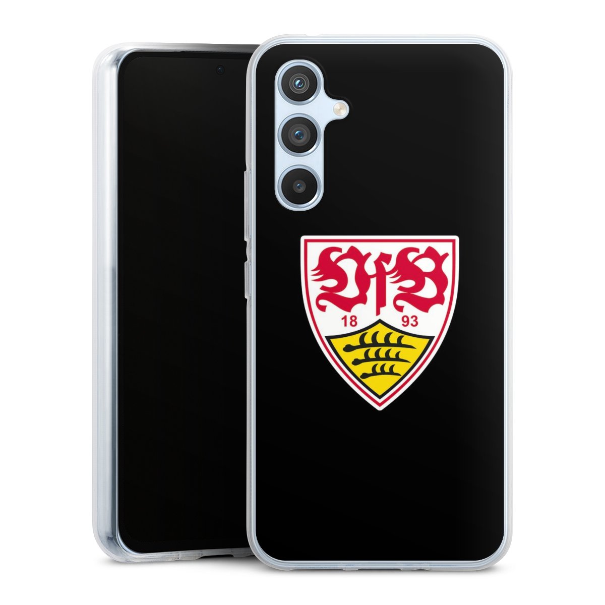 Galaxy A54 5G Handy Silikon Hülle Case transparent Handyhülle Vfb Stuttgart Official Licensed Product Coat Of Arms Silikon Case