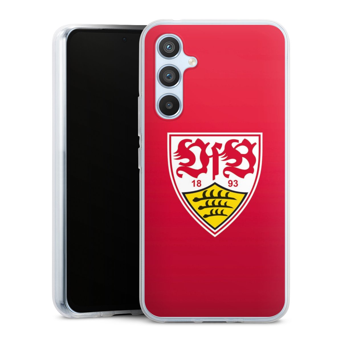 Galaxy A54 5G Handy Silikon Hülle Case transparent Handyhülle Official Licensed Product Vfb Stuttgart Silikon Case