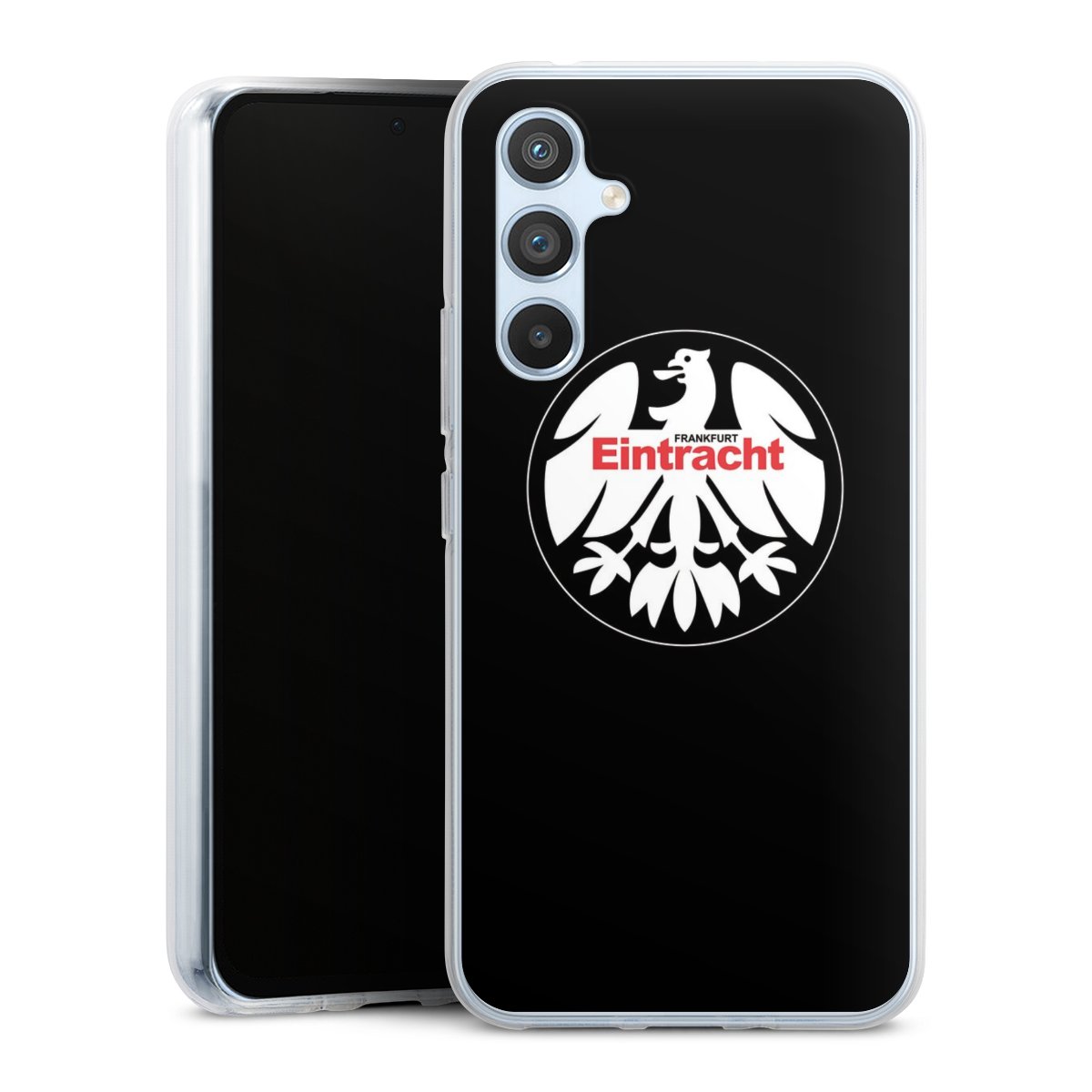 Galaxy A54 5G Handy Silikon Hülle Case transparent Handyhülle Official Licensed Product Eintracht Frankfurt Sge Silikon Case