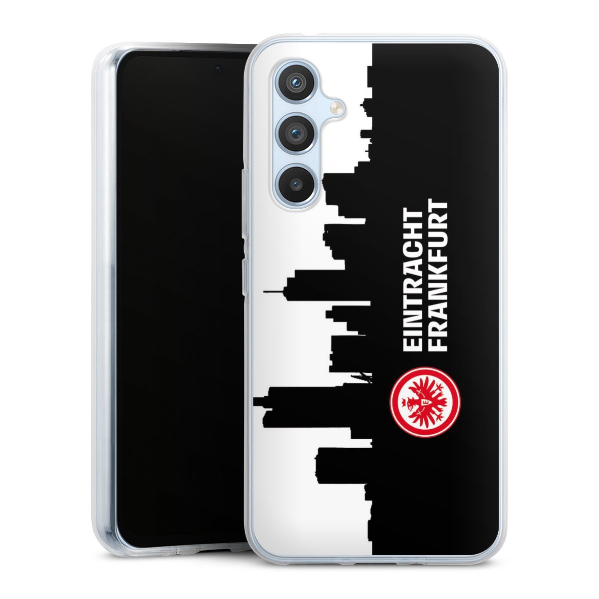 Galaxy A54 5G Handy Silikon Hülle Case transparent Handyhülle Sge Eintracht Frankfurt Official Licensed Product Silikon Case