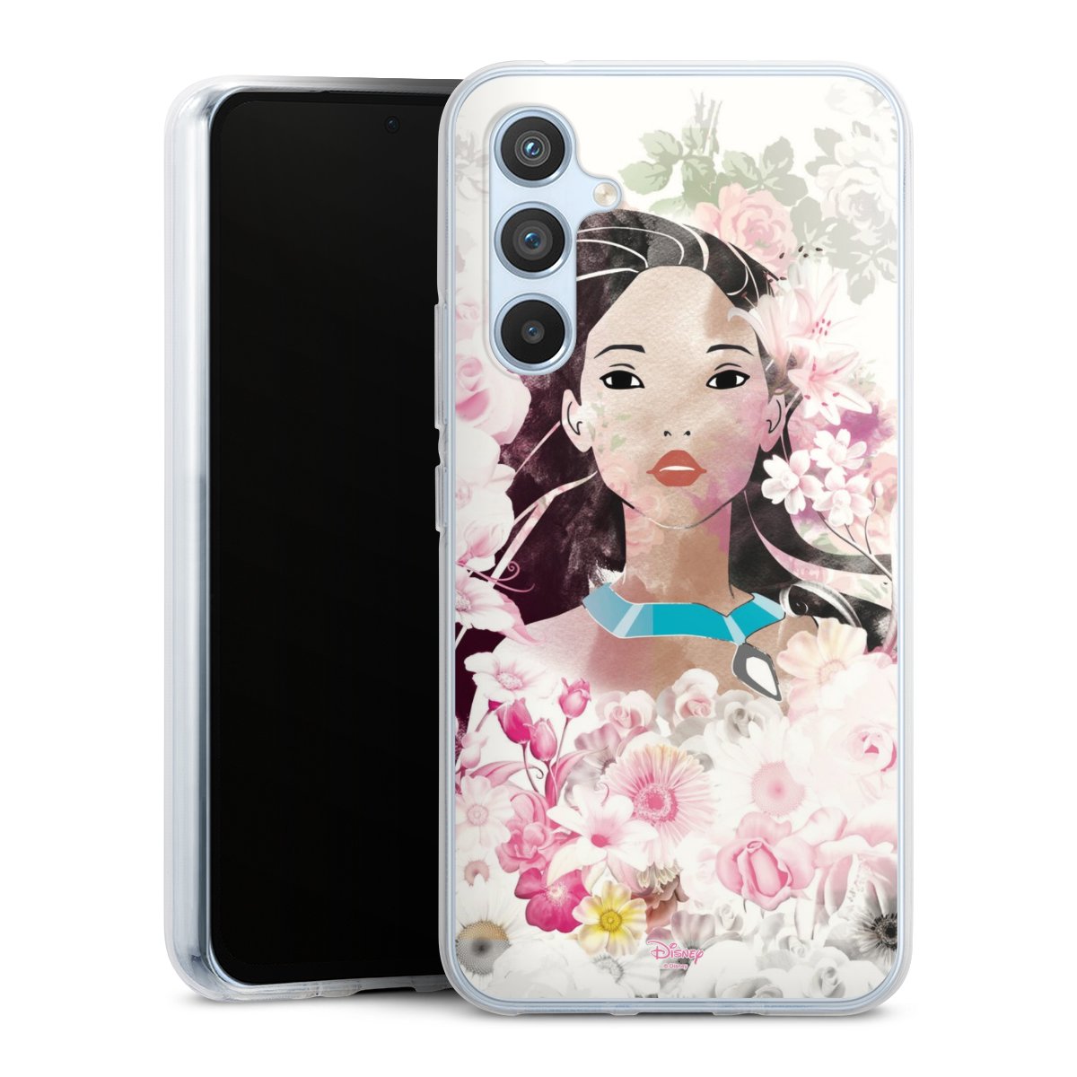 Galaxy A54 5G Handy Silikon Hülle Case transparent Handyhülle Pocahontas Official Licensed Product Disney Silikon Case