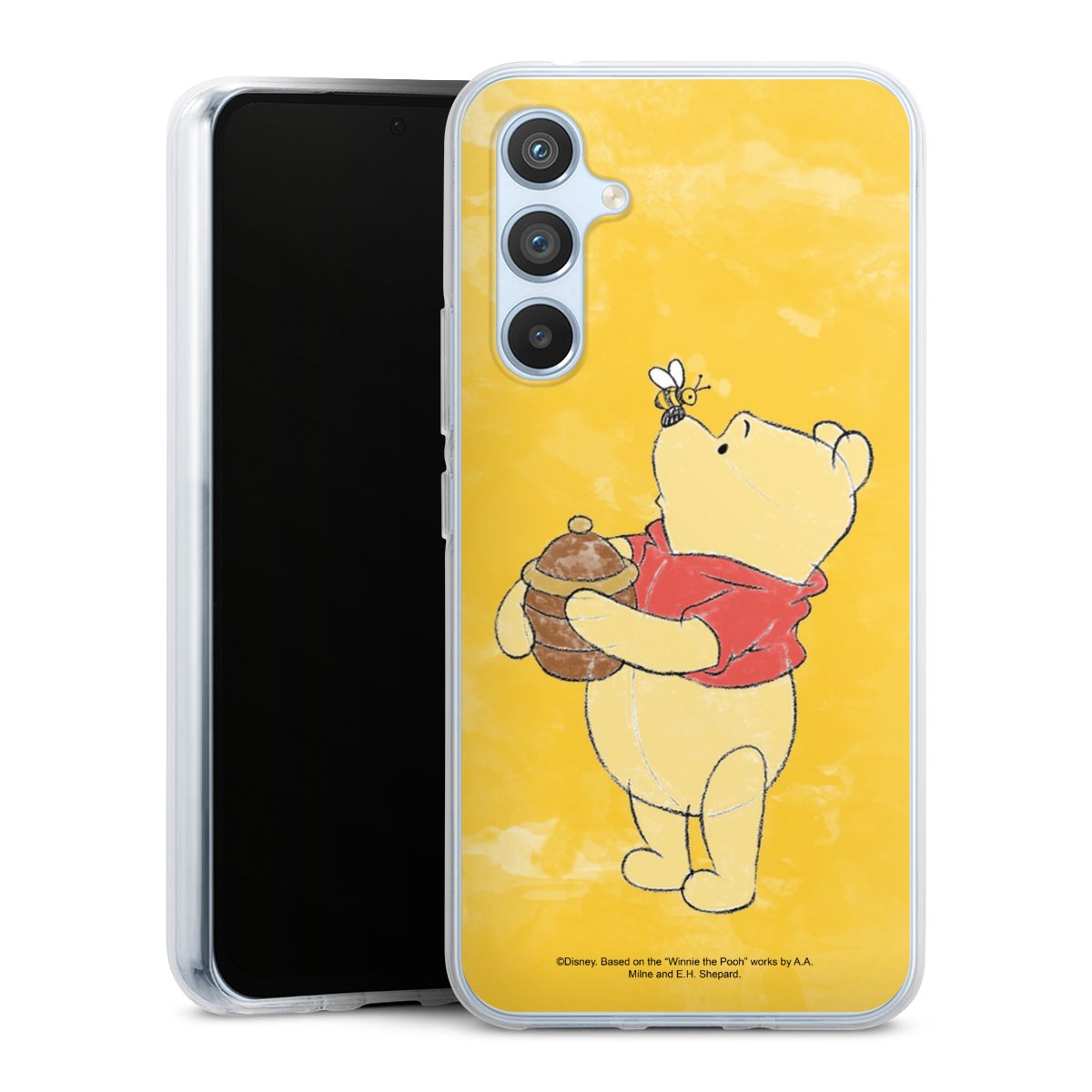 Galaxy A54 5G Handy Silikon Hülle Case transparent Handyhülle Official Licensed Product Winnie The Pooh Disney Silikon Case