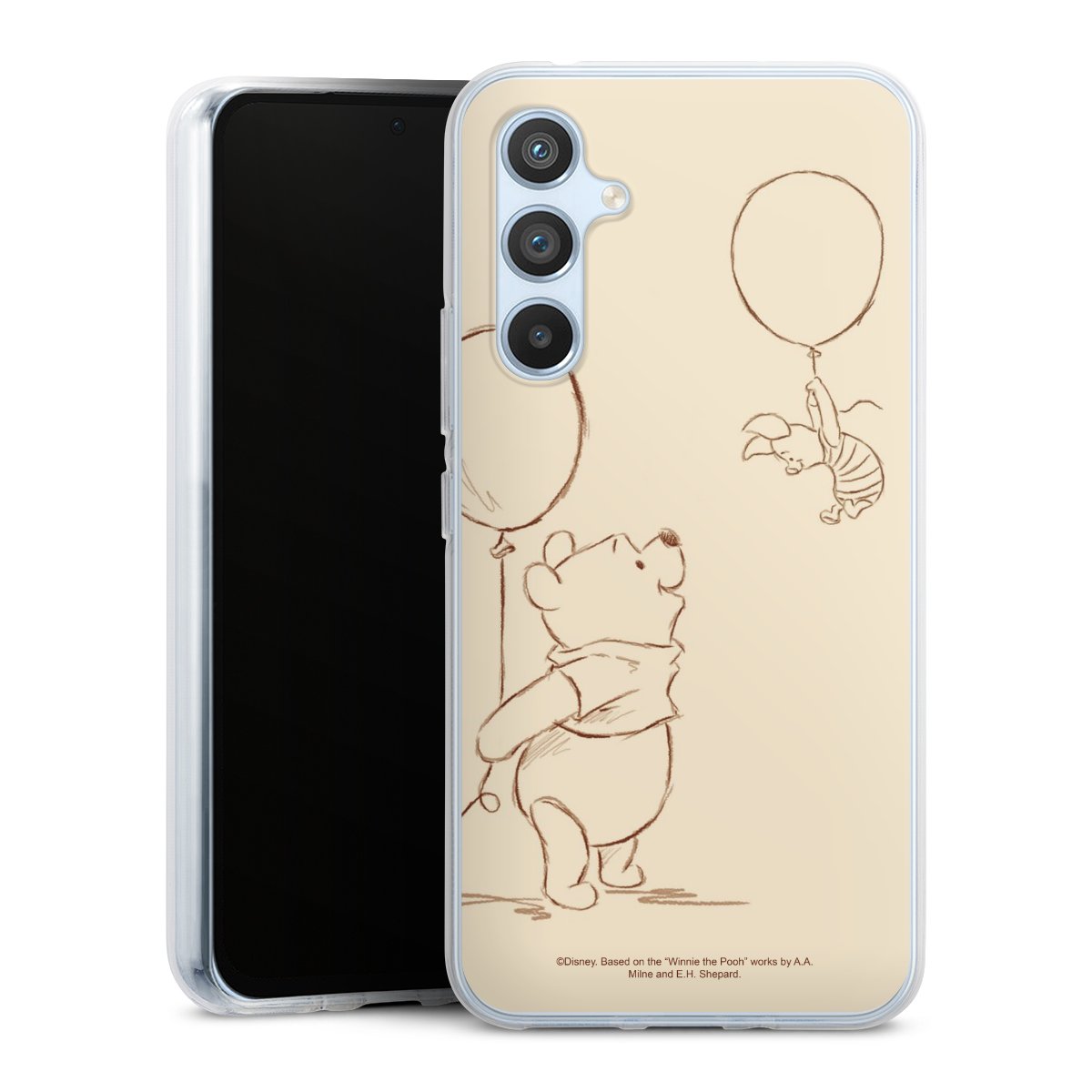 Galaxy A54 5G Handy Silikon Hülle Case transparent Handyhülle Official Licensed Product Winnie The Pooh Disney Silikon Case