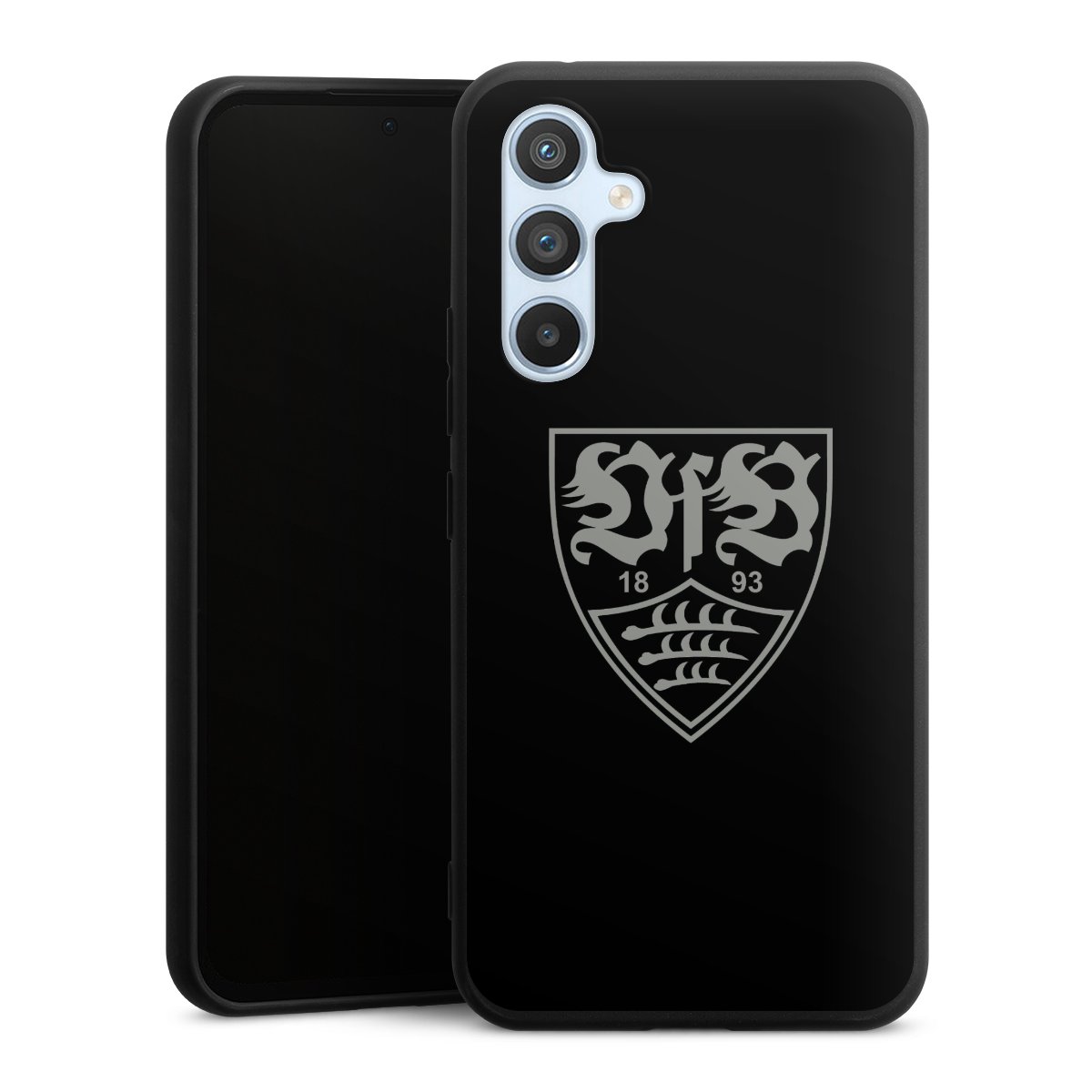 Galaxy A54 5G Handy Premium Silikon Hülle Handyhülle schwarz Case Official Licensed Product Vfb Stuttgart Silikon Premium Case