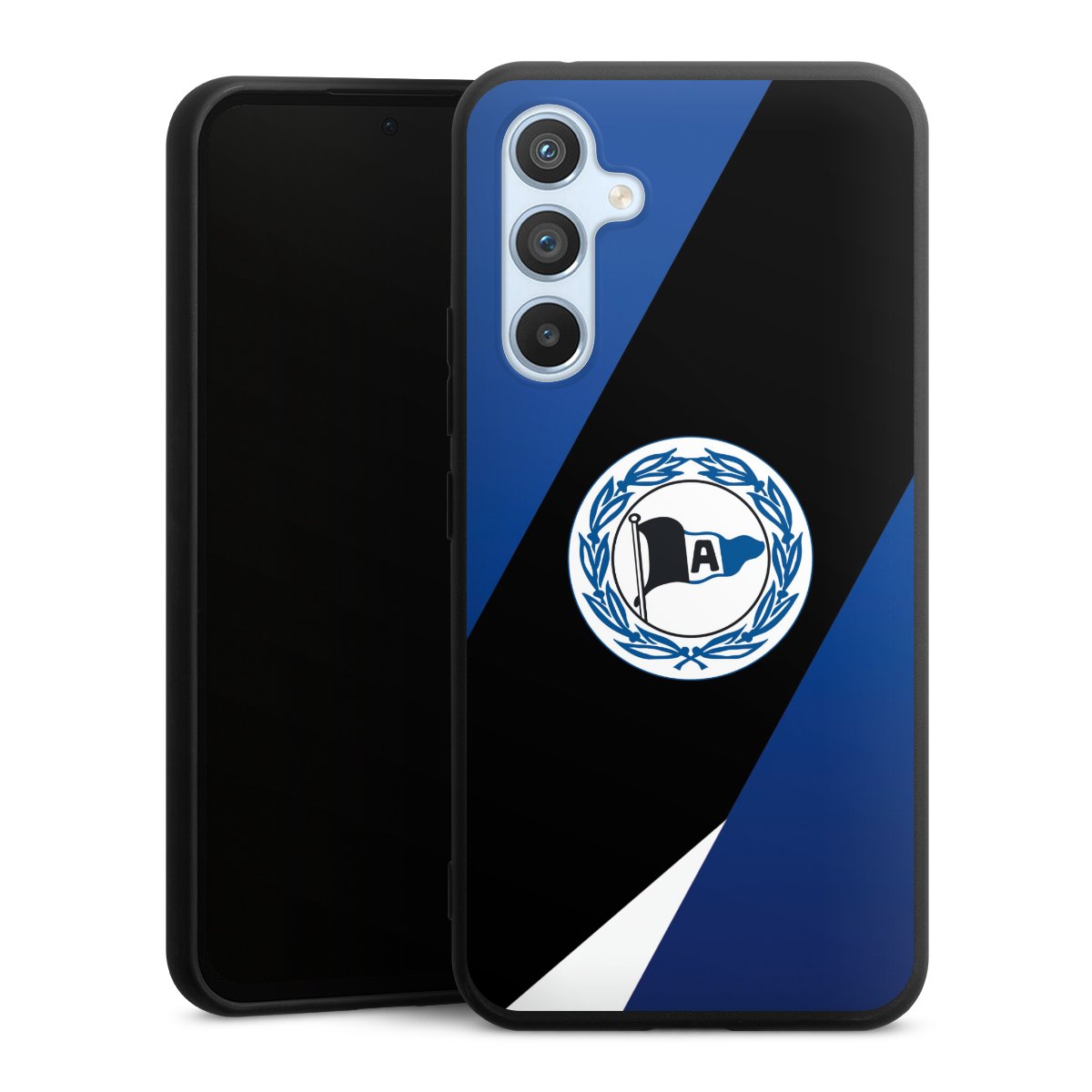 Galaxy A54 5G Handy Premium Silikon Hülle Handyhülle schwarz Case Official Licensed Product Arminia Bielefeld Dsc Silikon Premium Case