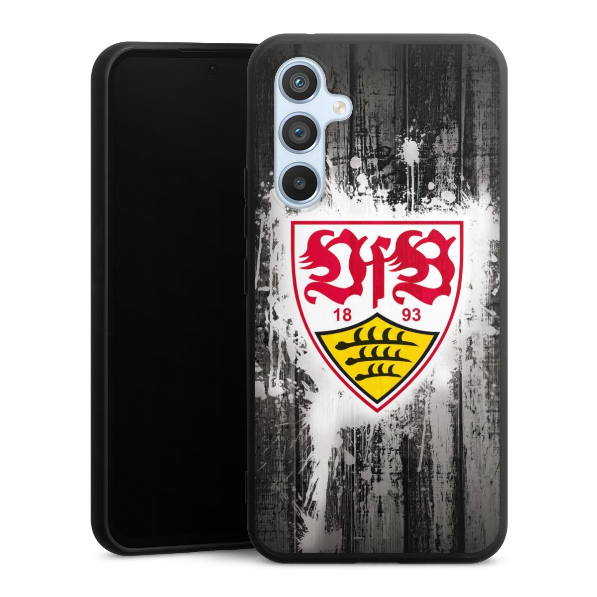 Galaxy A54 5G Handy Premium Silikon Hülle Handyhülle schwarz Case Vfb Stuttgart Official Licensed Product Silikon Premium Case