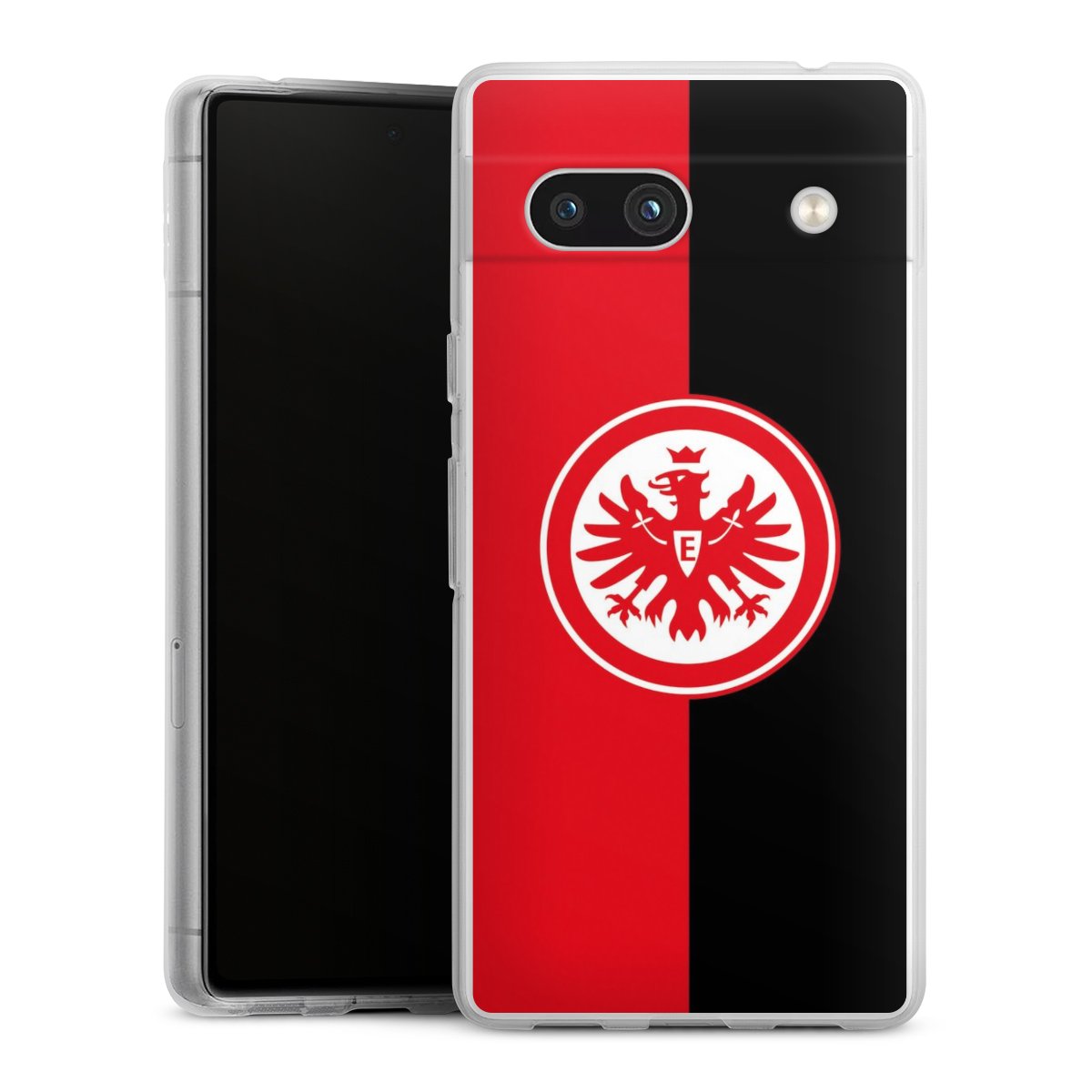 Google Pixel 7a Handy Silikon Hülle Case transparent Handyhülle Official Licensed Product Eintracht Frankfurt Sge Silikon Case