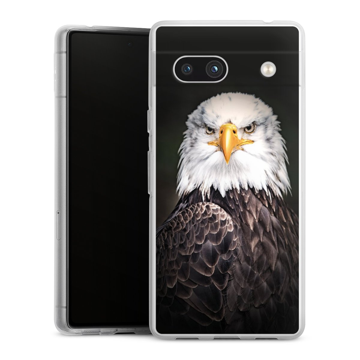 Google Pixel 7a Handy Silikon Hülle Case transparent Handyhülle Eagle Bird Silikon Case