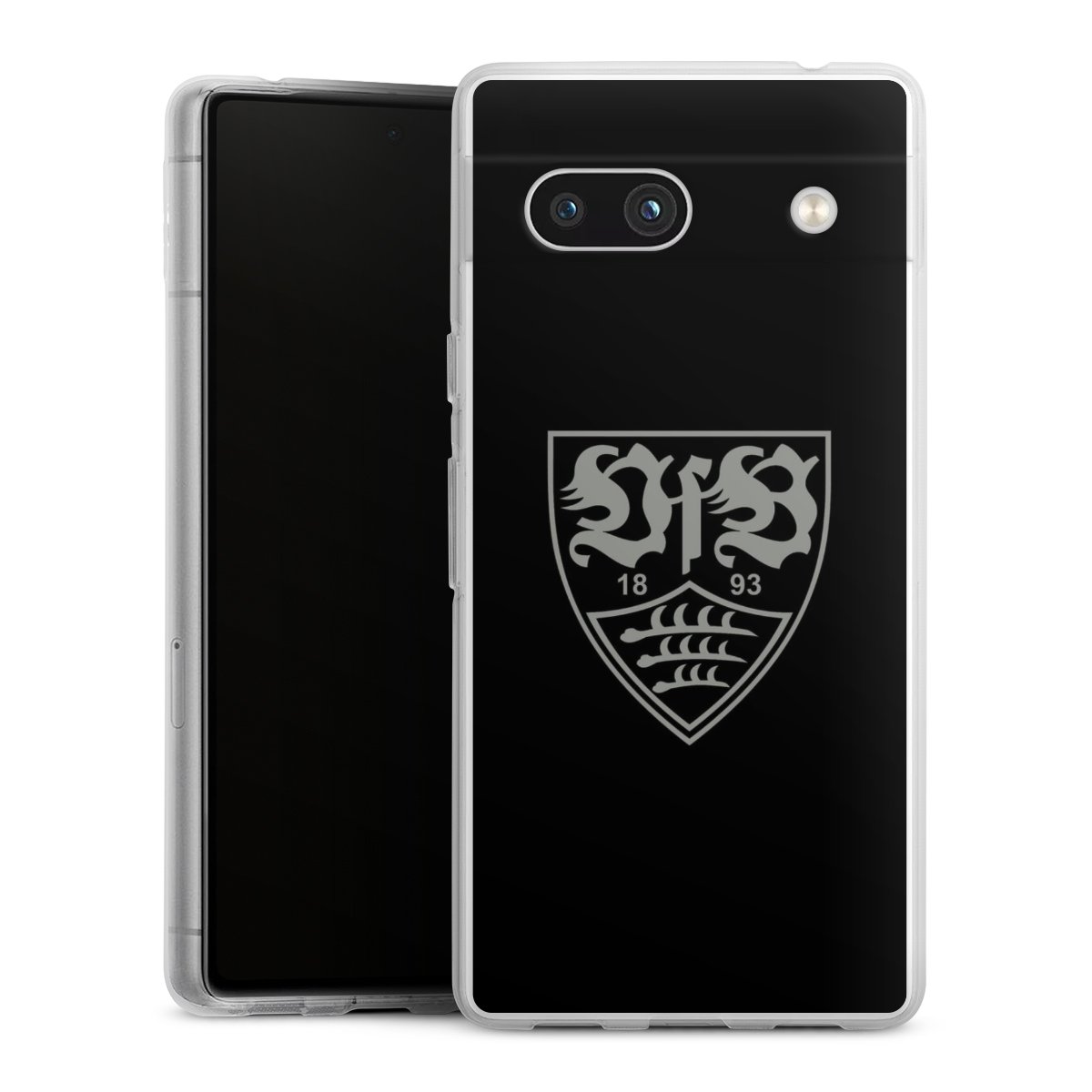 Google Pixel 7a Handy Silikon Hülle Case transparent Handyhülle Official Licensed Product Vfb Stuttgart Silikon Case