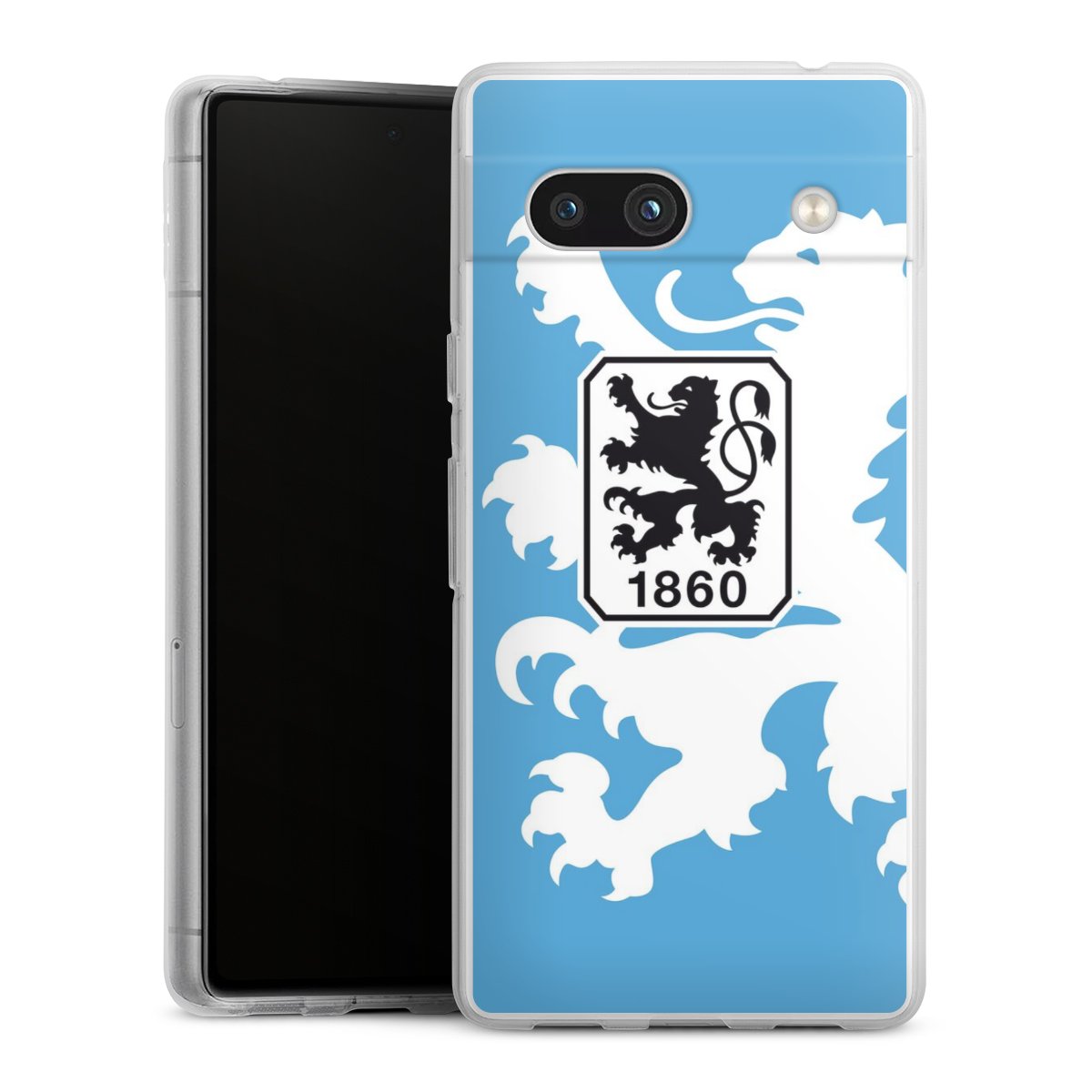 Google Pixel 7a Handy Silikon Hülle Case transparent Handyhülle Coat Of Arms Official Licensed Product Silikon Case