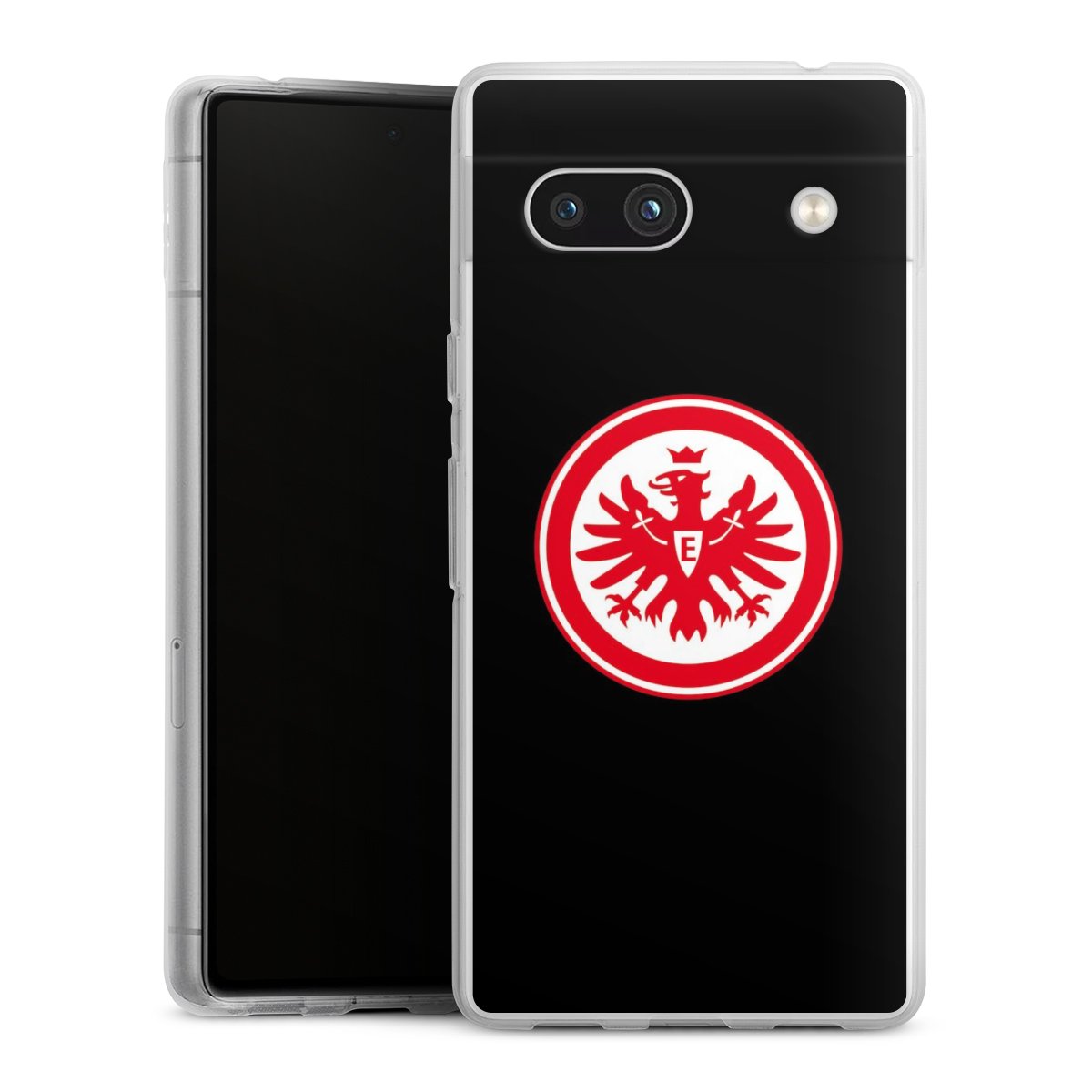 Google Pixel 7a Handy Silikon Hülle Case transparent Handyhülle Eintracht Frankfurt Sge Eagle Silikon Case